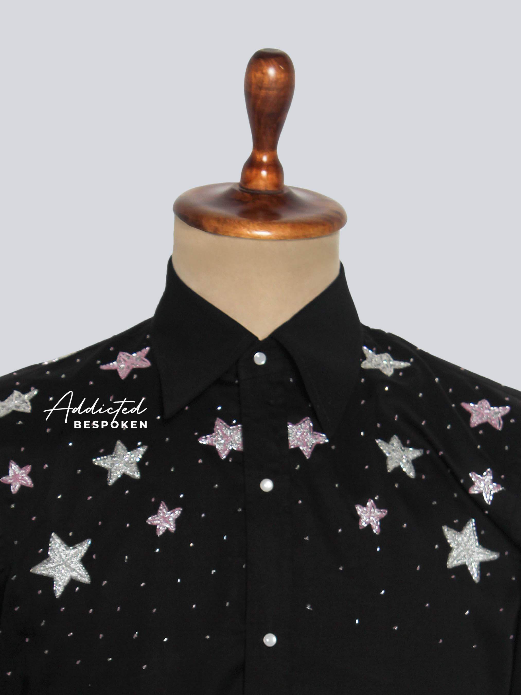 Starlit Embroidered Shirt Addicted Bespoken