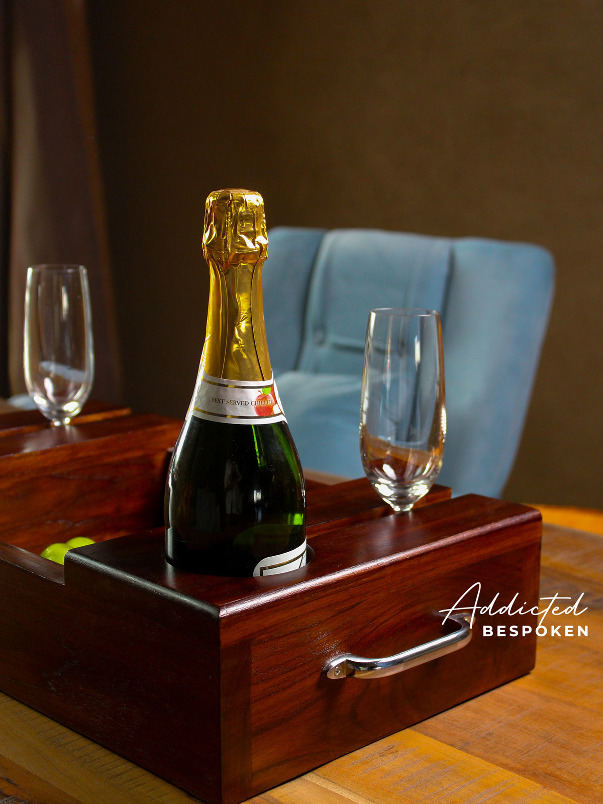 wooden serving tray