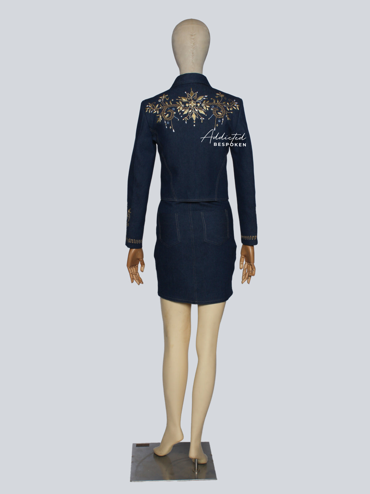 Denim jacket and skirt set Addicted Bespoken