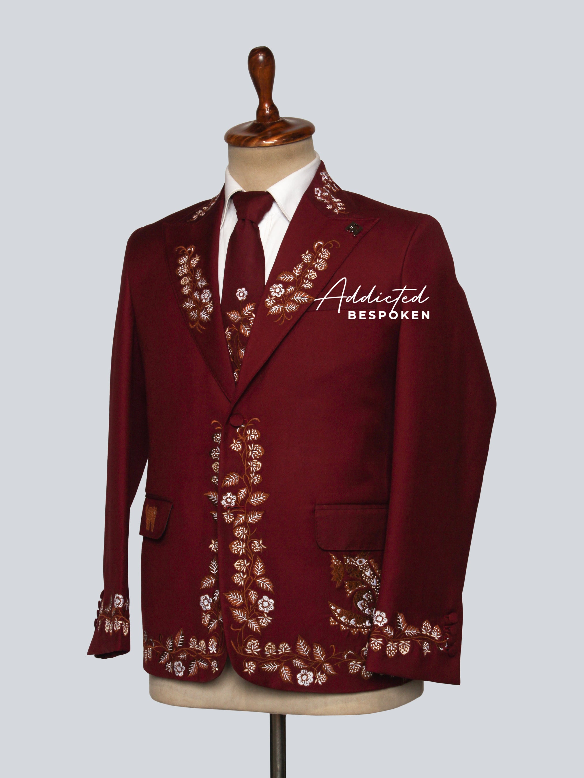 Orchard Bloom Embroidered Suit