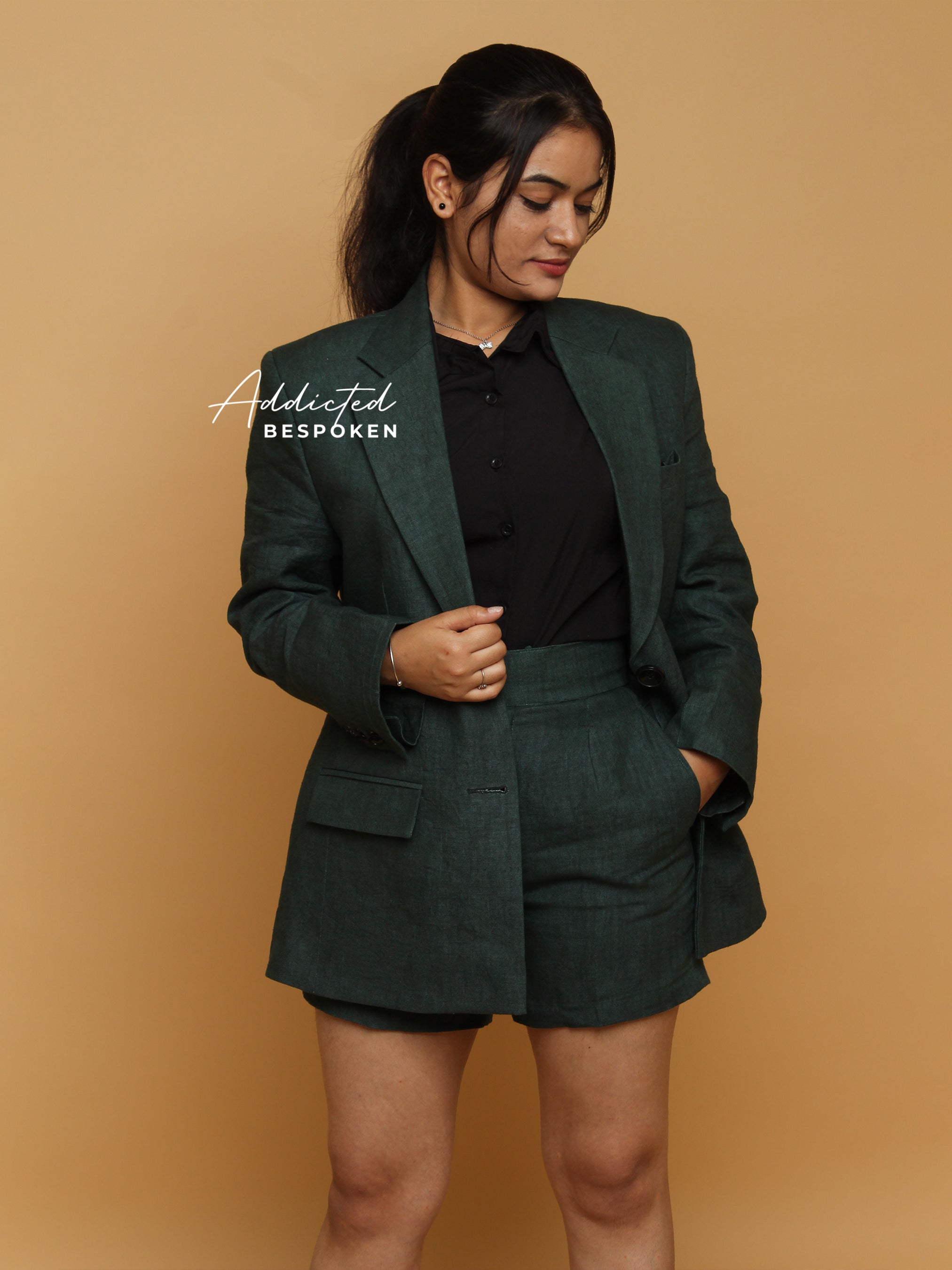 Formal Dark  Green Suit