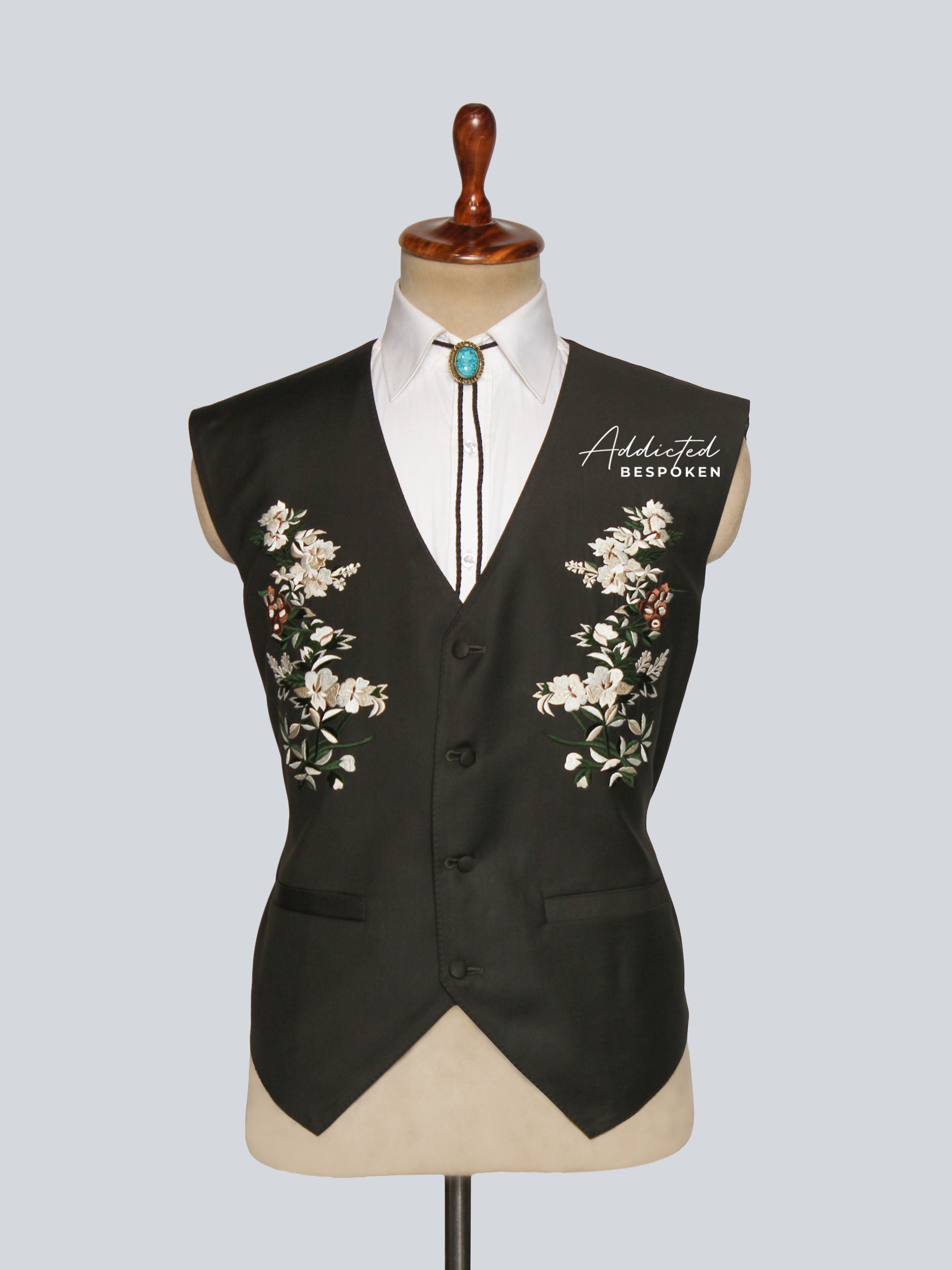 Western Floral Embroidered Suit