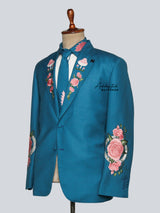 The Electric Bloom Floral Themed Suit