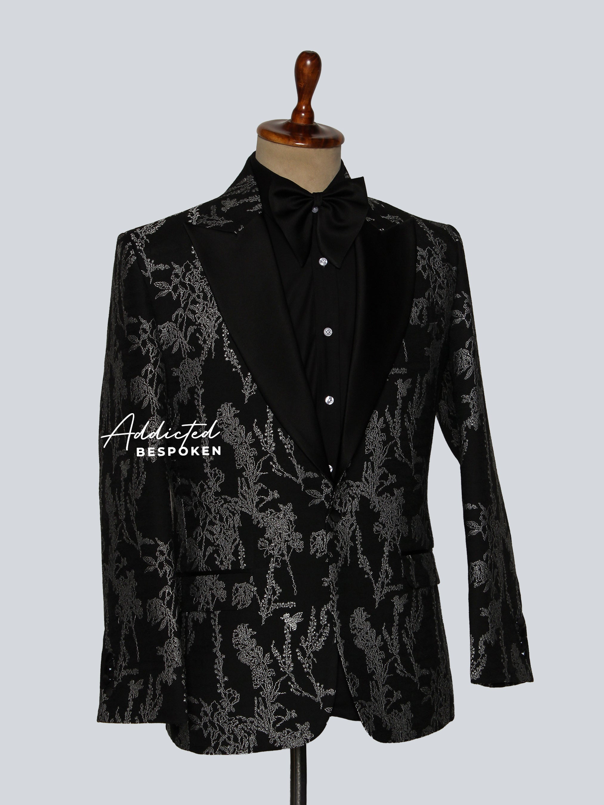 Elegant Floral Wedding Tuxedo Addicted Bespoken