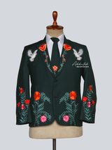Garden-Inspired Embroidery Suit