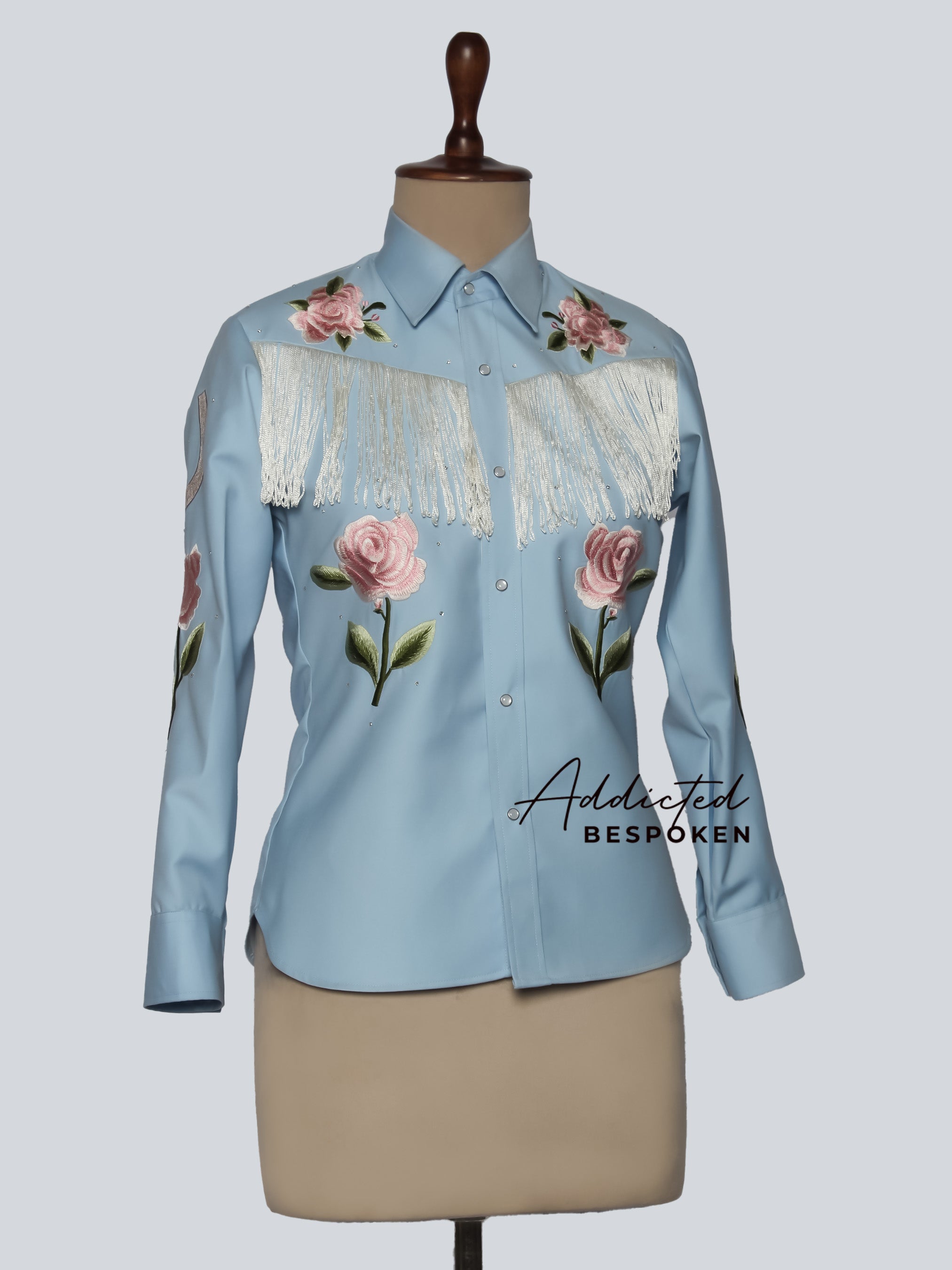 Fringe Embroidered Western Shirt