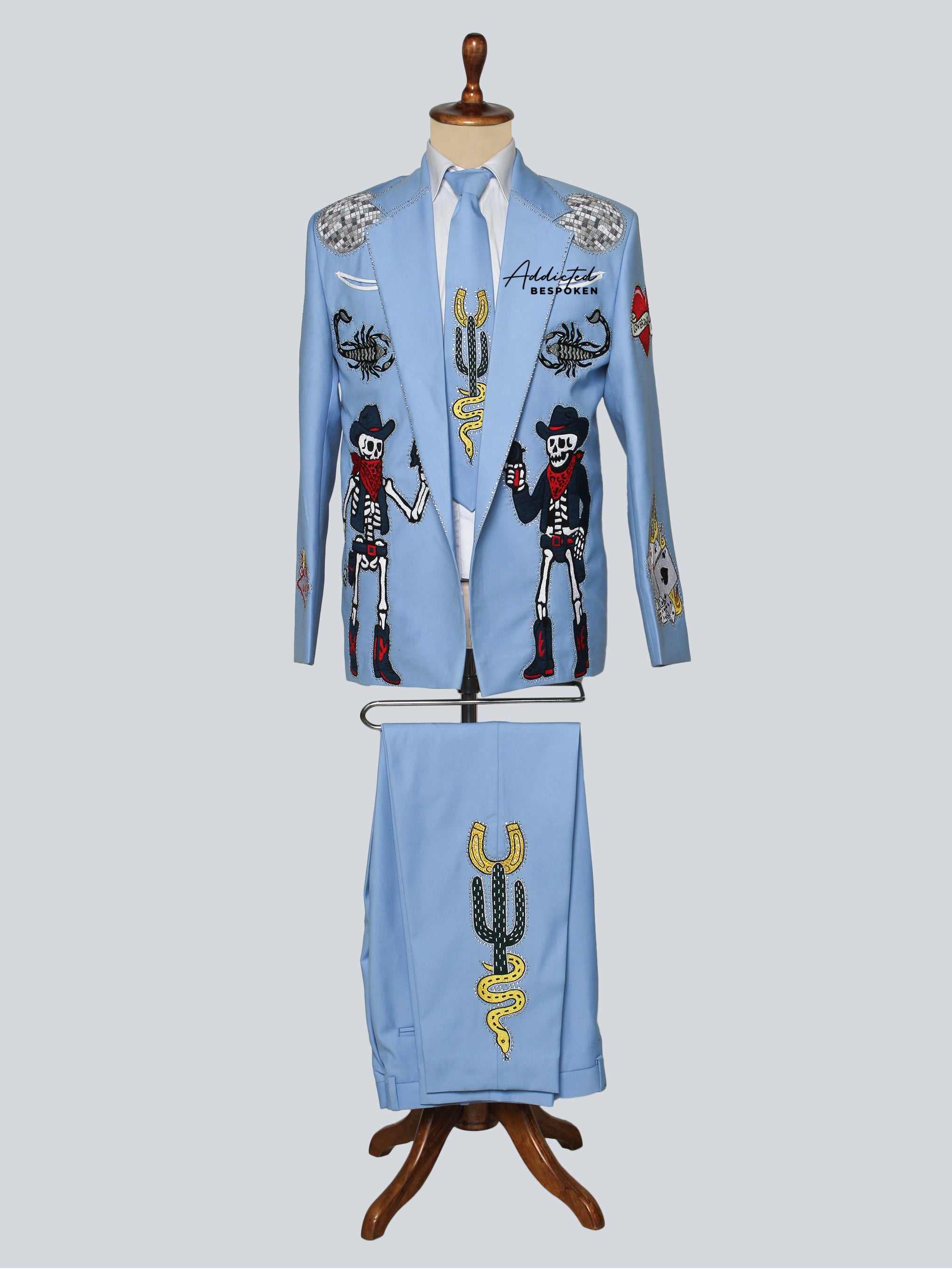 Skyfall Embroidered Couture Suit Addicted Bespoken
