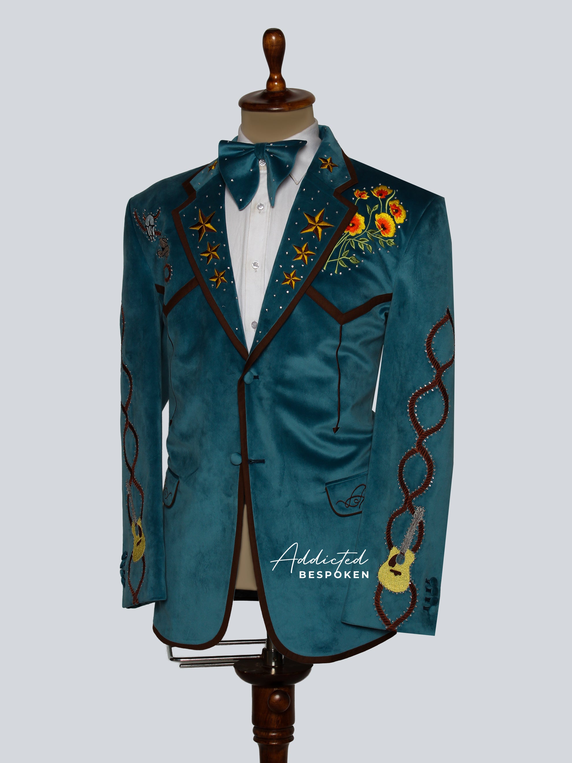 Western Embroidered Suit Addicted Bespoken