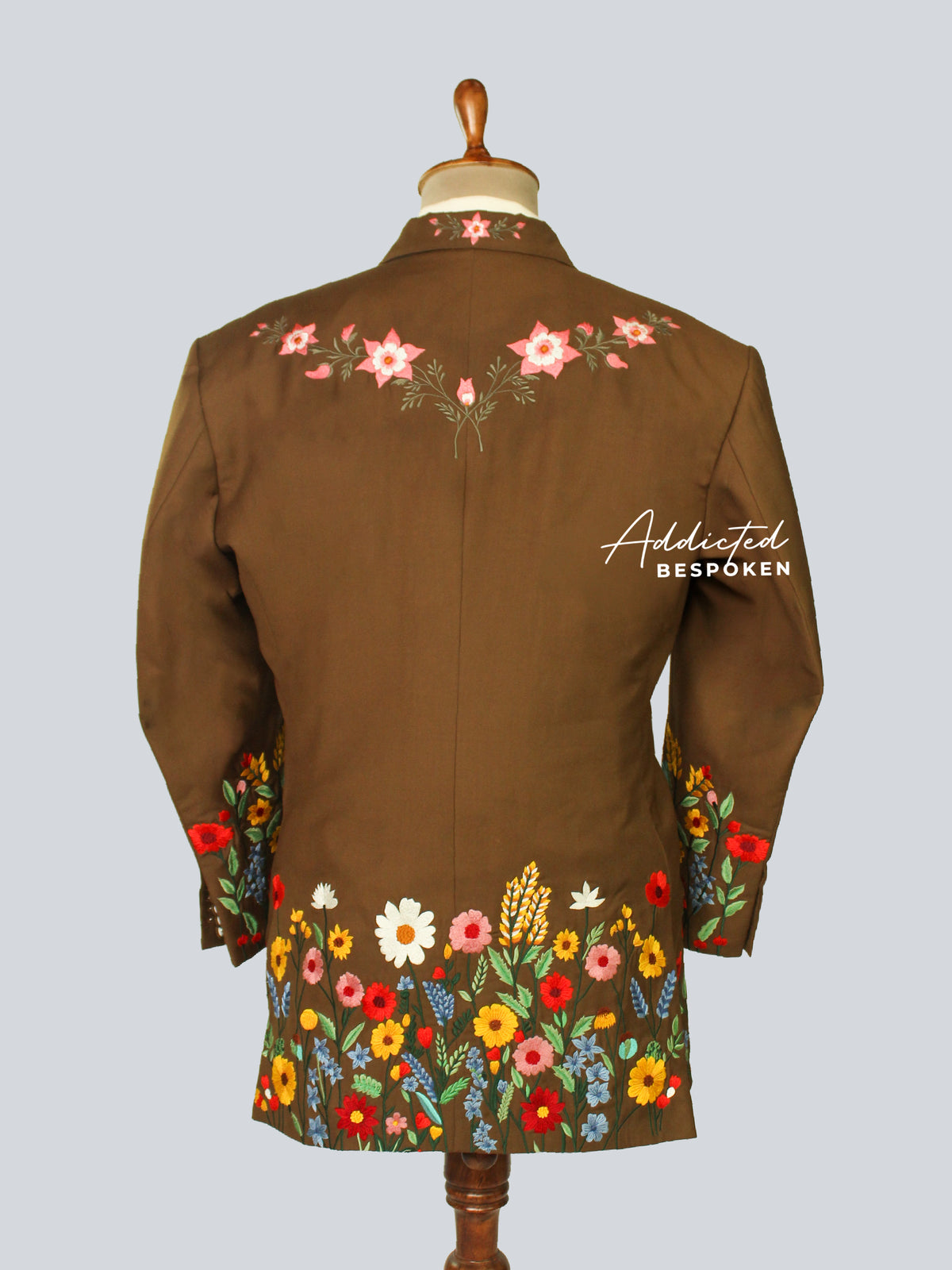 Brown suit for men