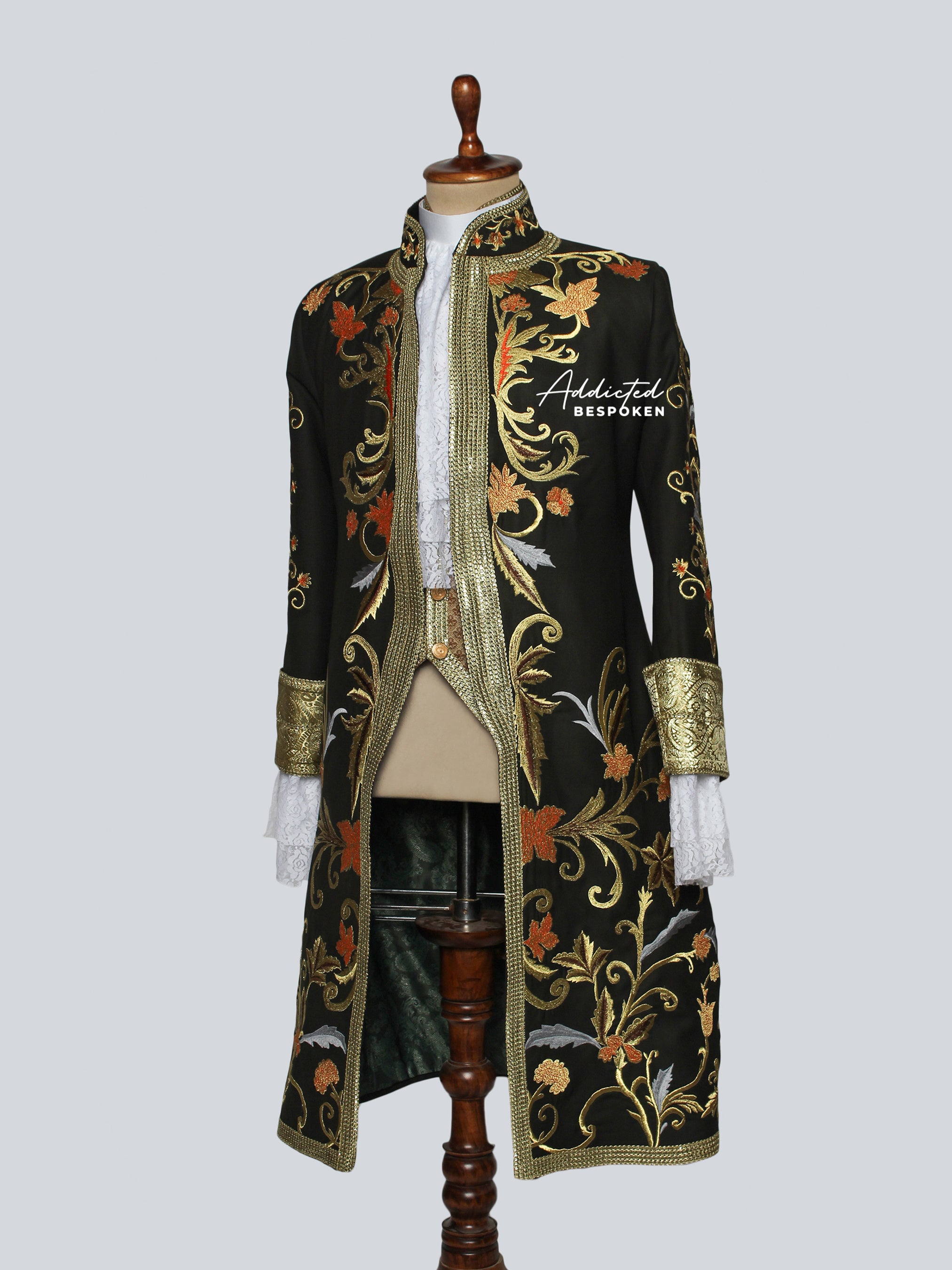 Victorian Rococo Luxury Suit Addicted Bespoken