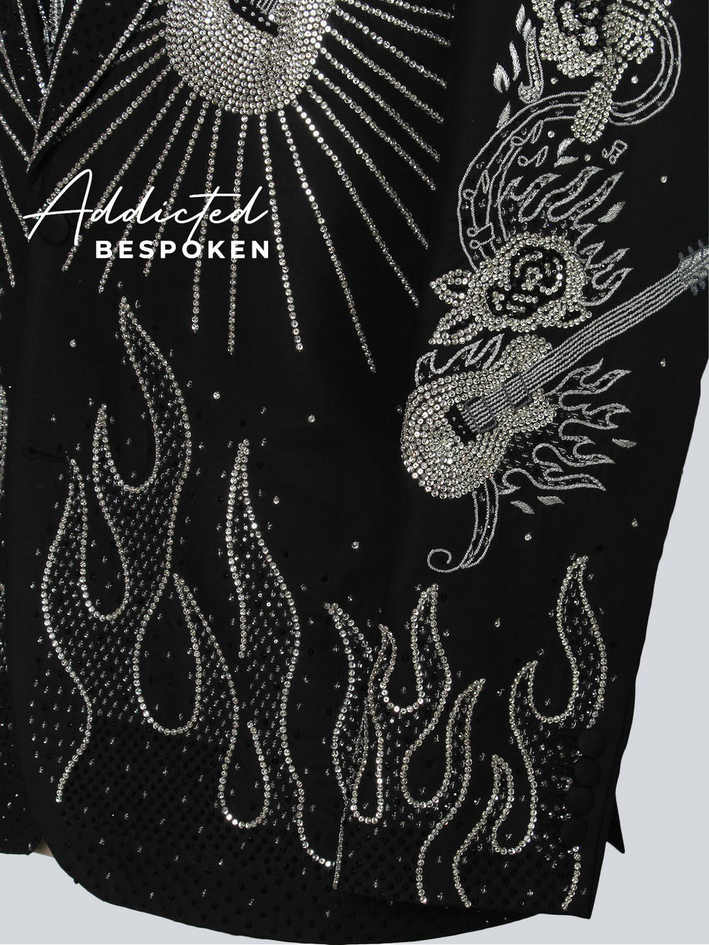 Rockstar Rhinestone Western Suit | Addicted Bespoken