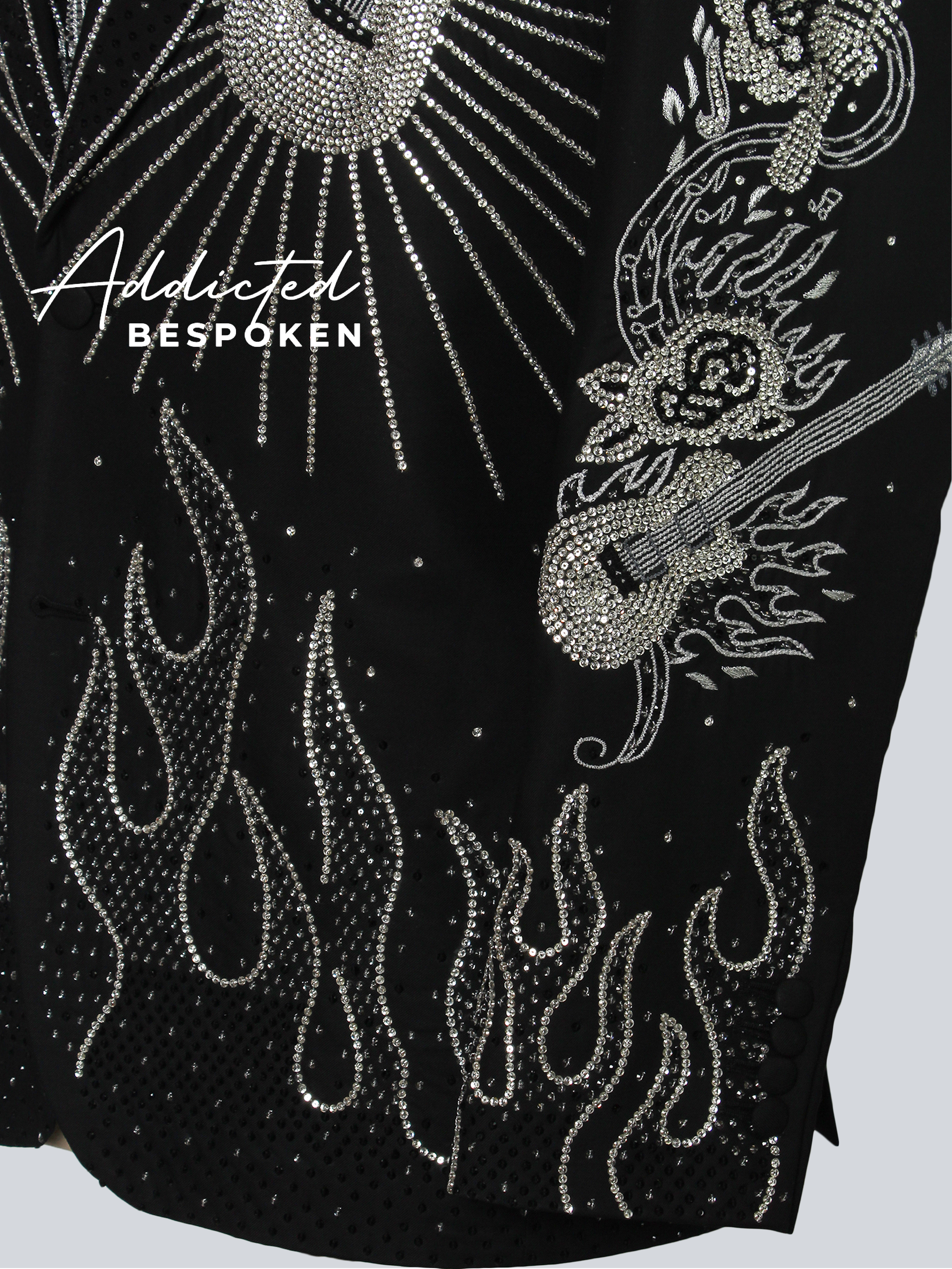 Rockstar Rhinestone Western Suit Addicted Bespoken