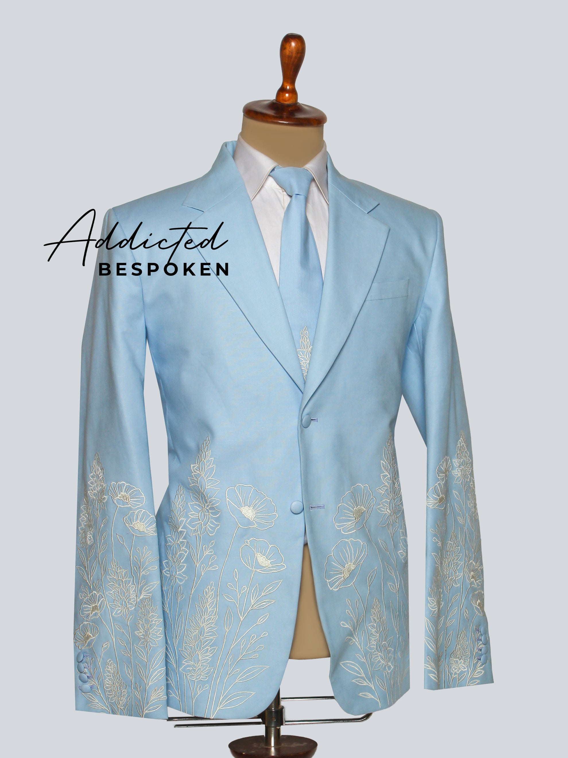 Embroidered Wedding Suit