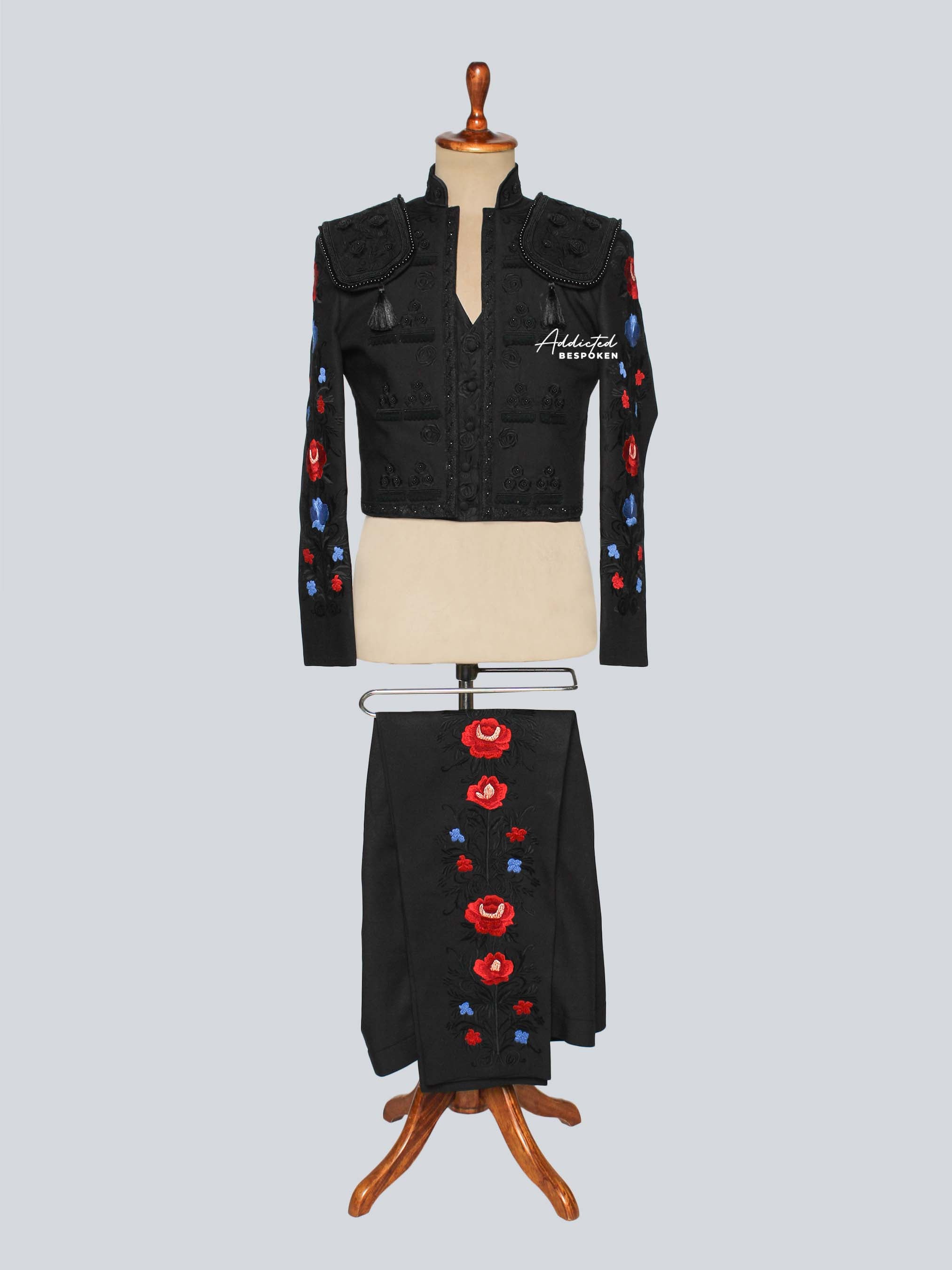 Noir Royale Embroidered Matador Suit Addicted Bespoken