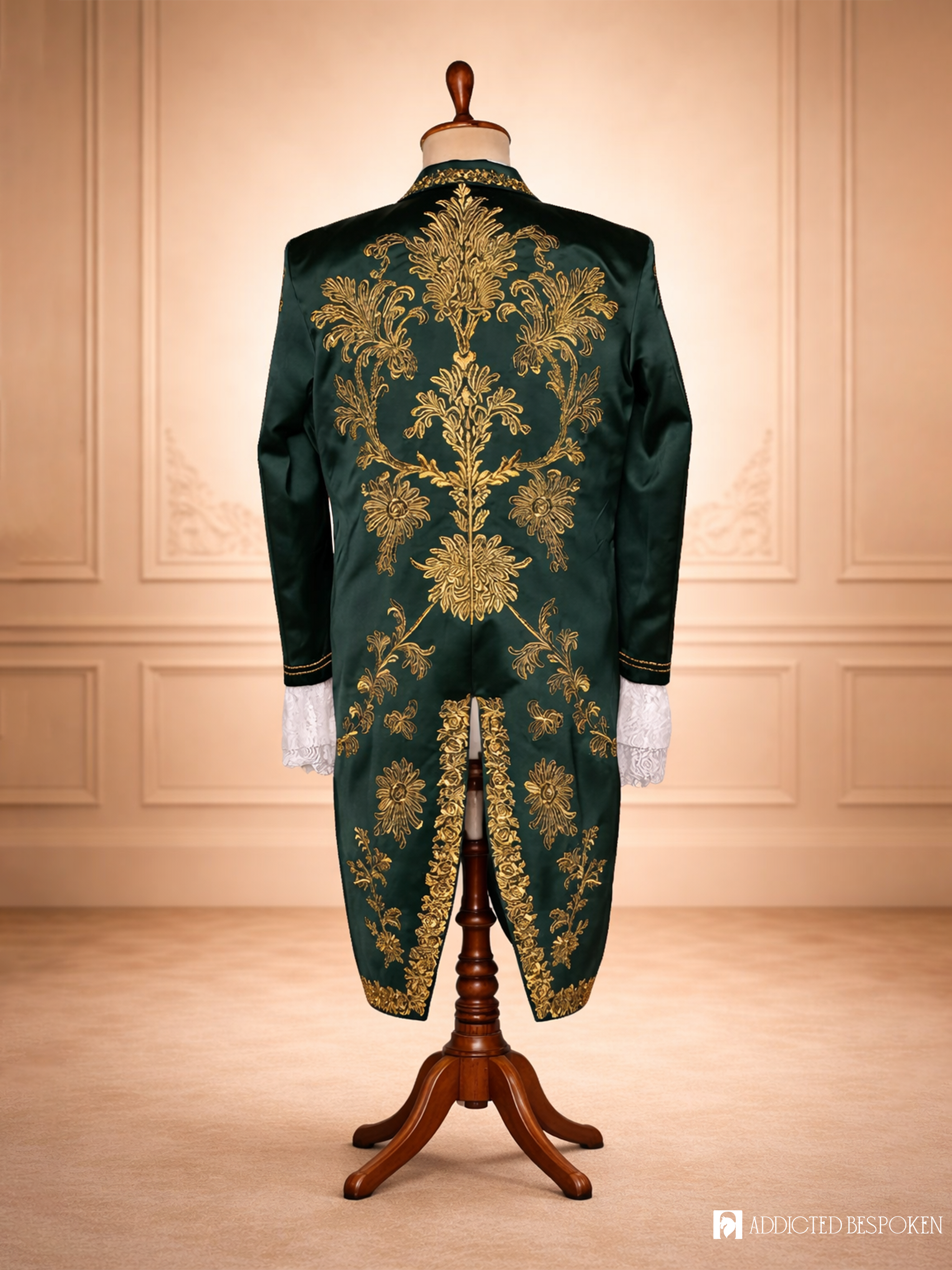 Luxury Rococo Embroidered Court Costume Addicted Bespoken