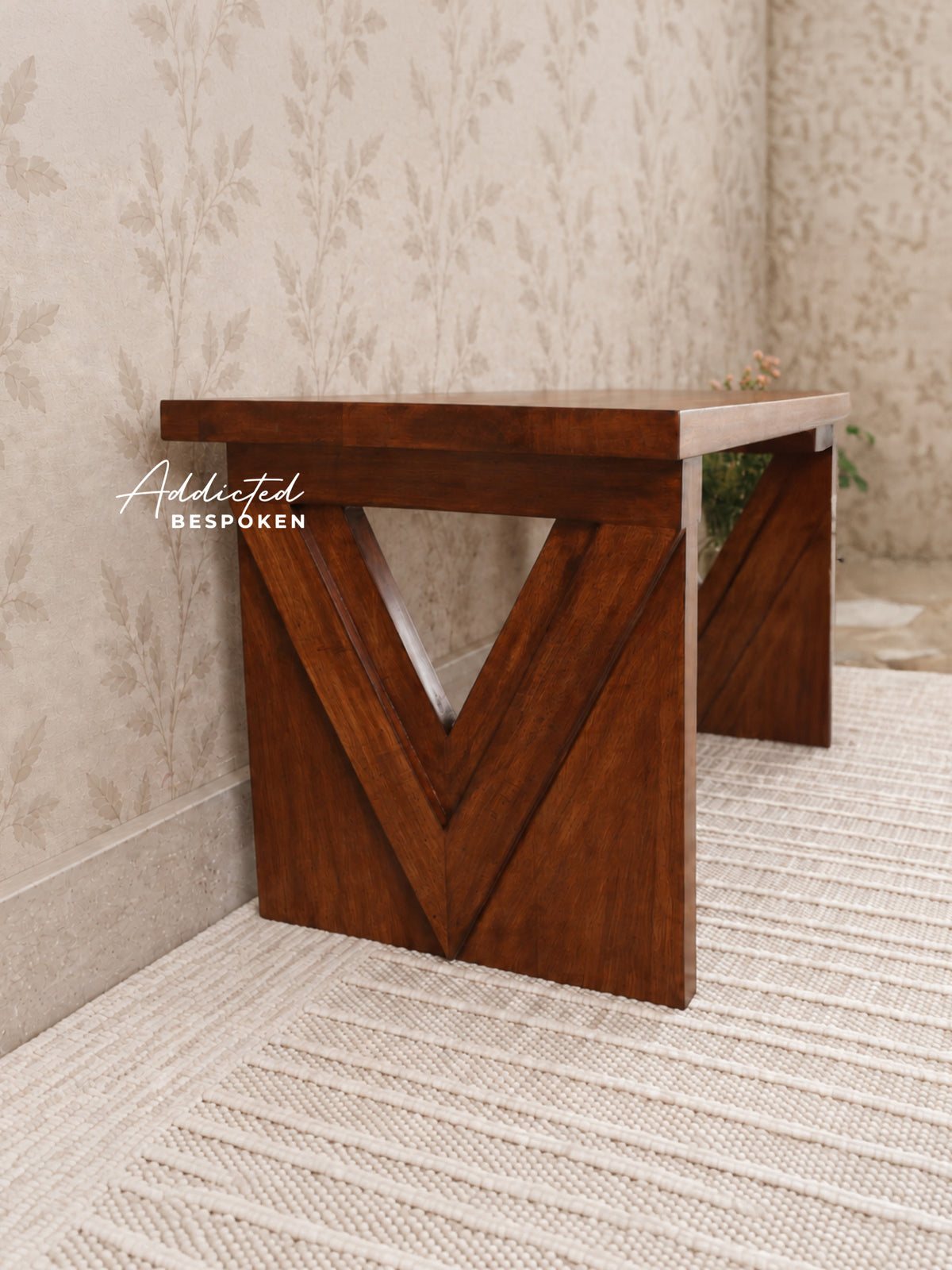 Wooden bench