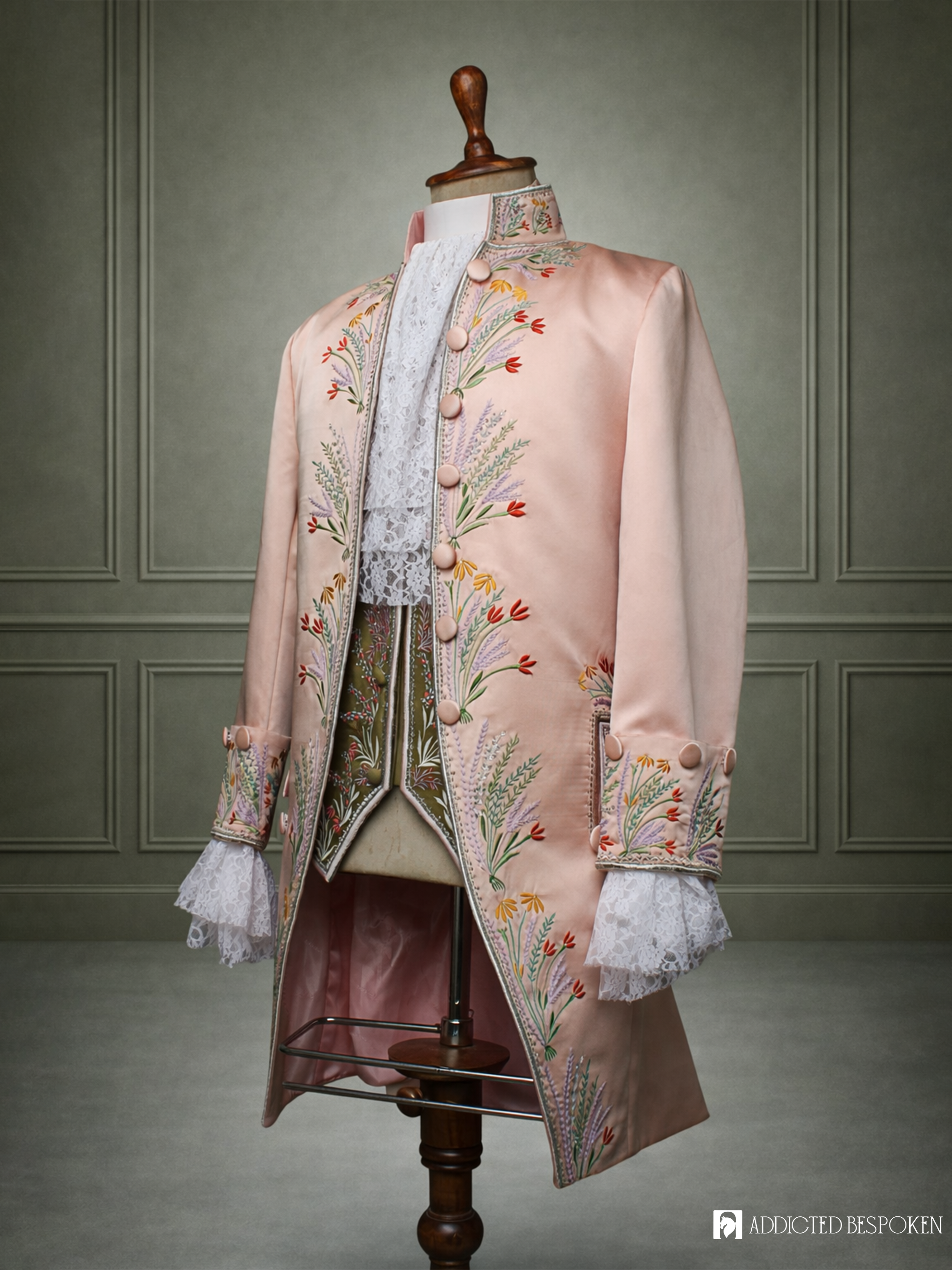 Ornate Blossom Rococo Suit Addicted Bespoken