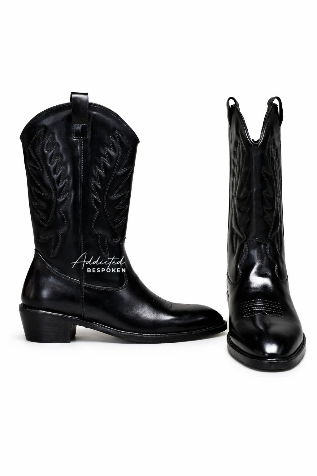 Midnight Cowboy Boots Addicted Bespoken