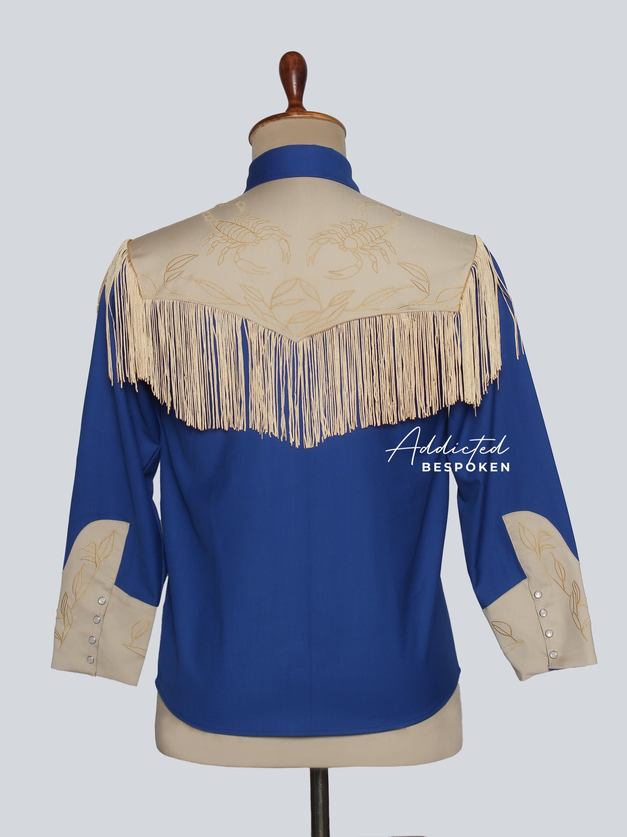 Embroidered Fringes Western Shirt Addicted Bespoken