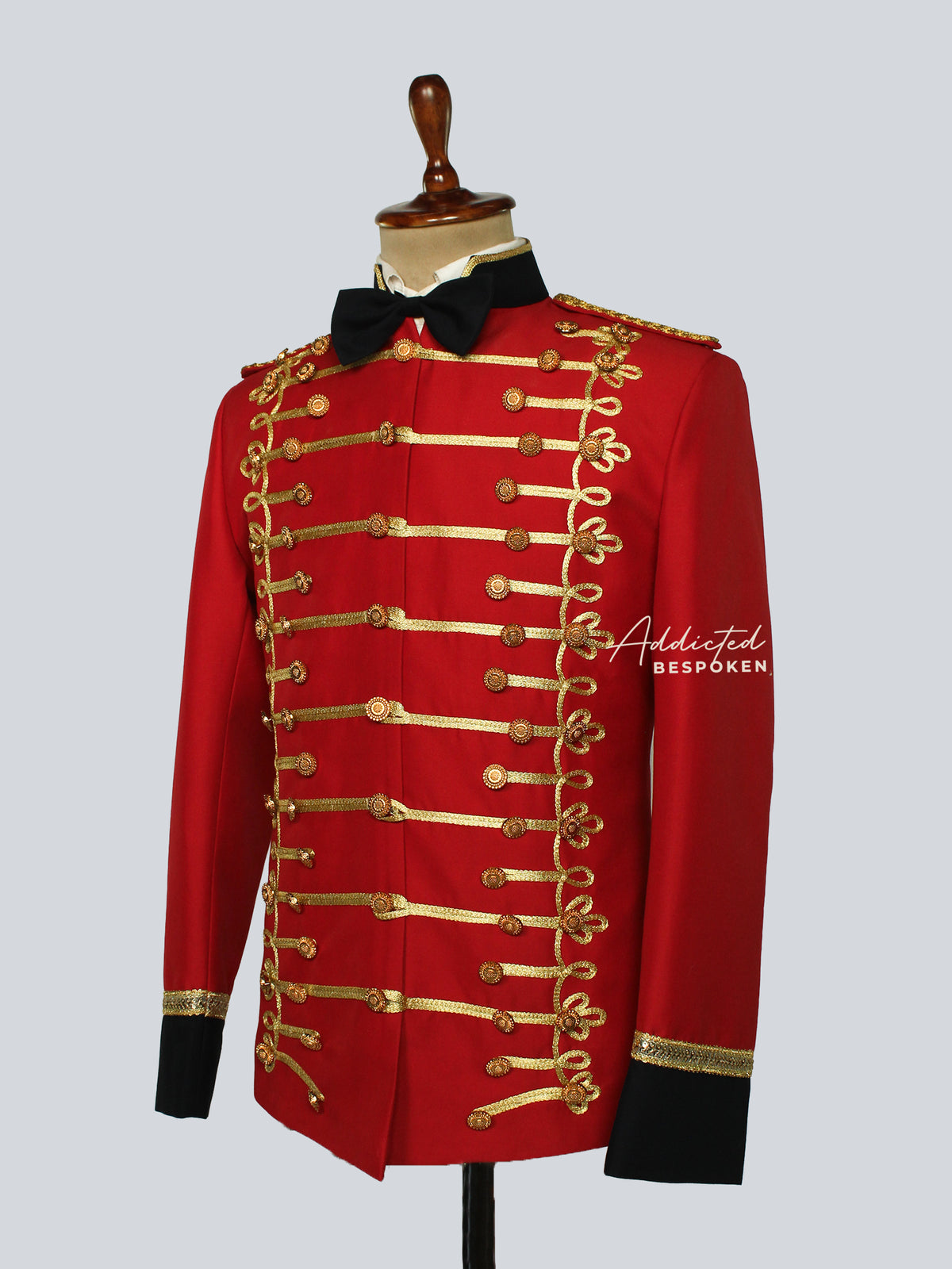 Gold Braided Military Stage Costume Addicted Bespoken