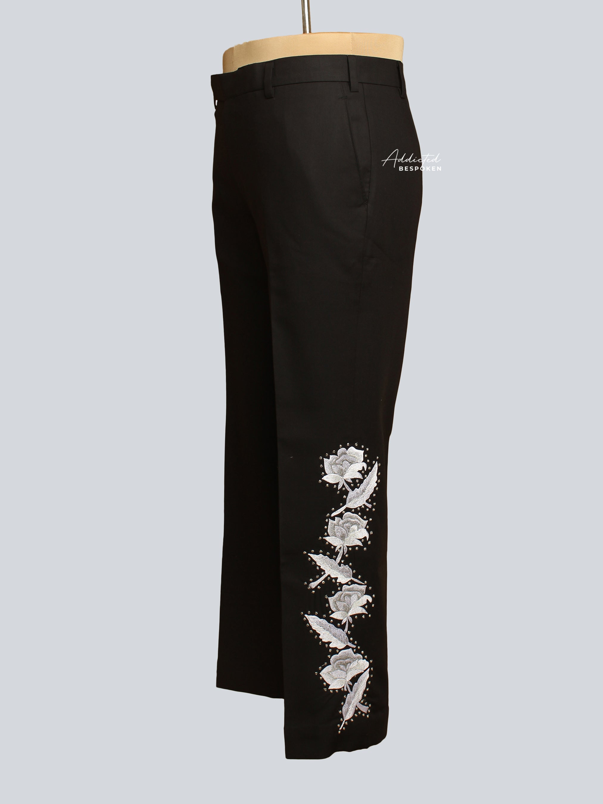 Skeleton Floral Western Suit