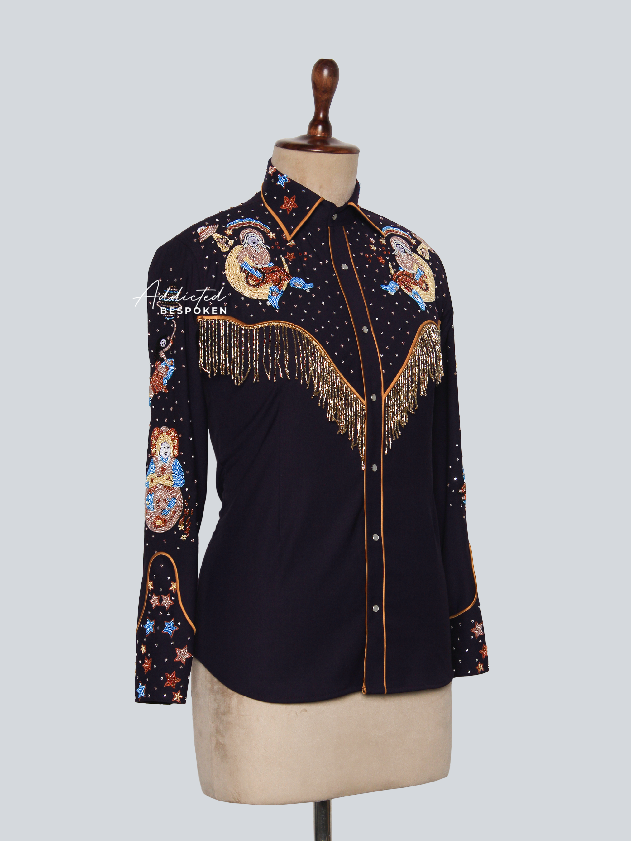 Starlit Rodeo Fringe Shirt