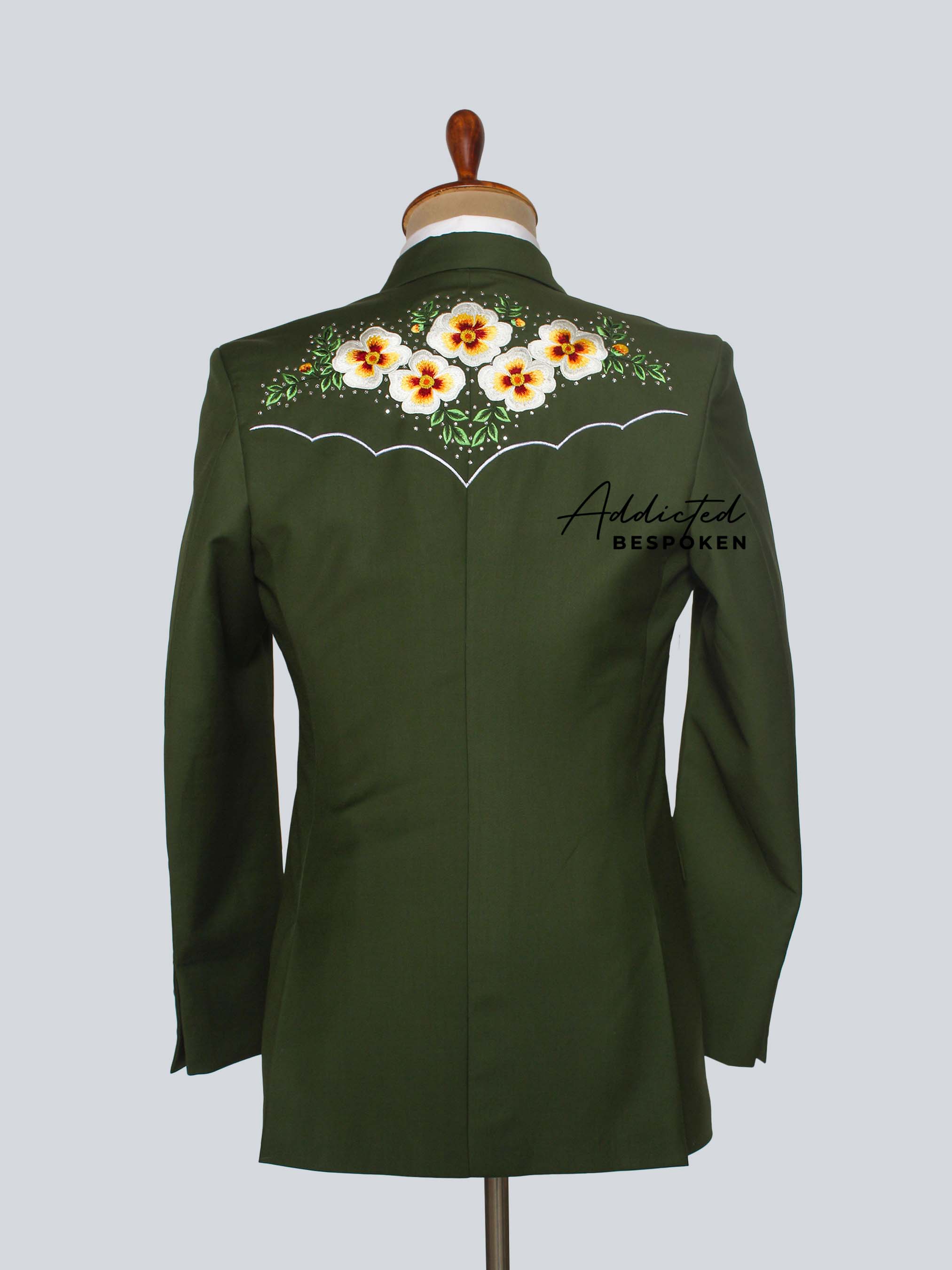 Western Bloom Floral Groom Suit Addicted Bespoken