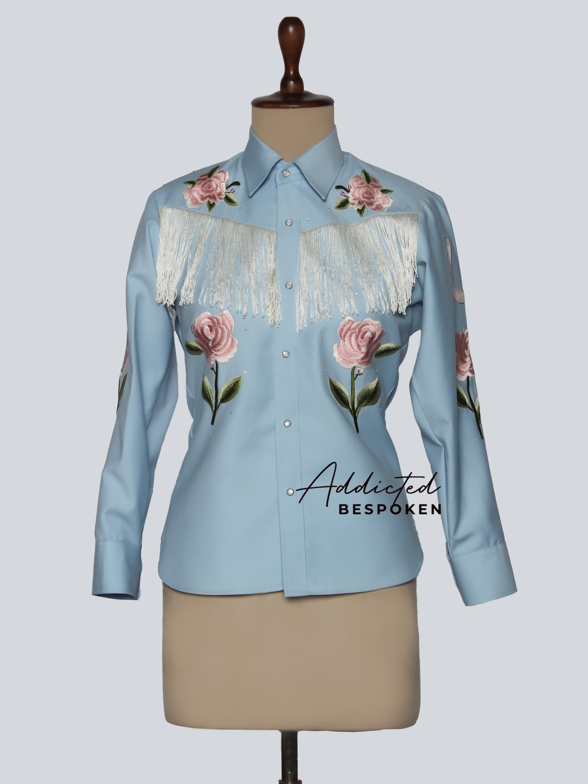 Fringe Embroidered Western Shirt