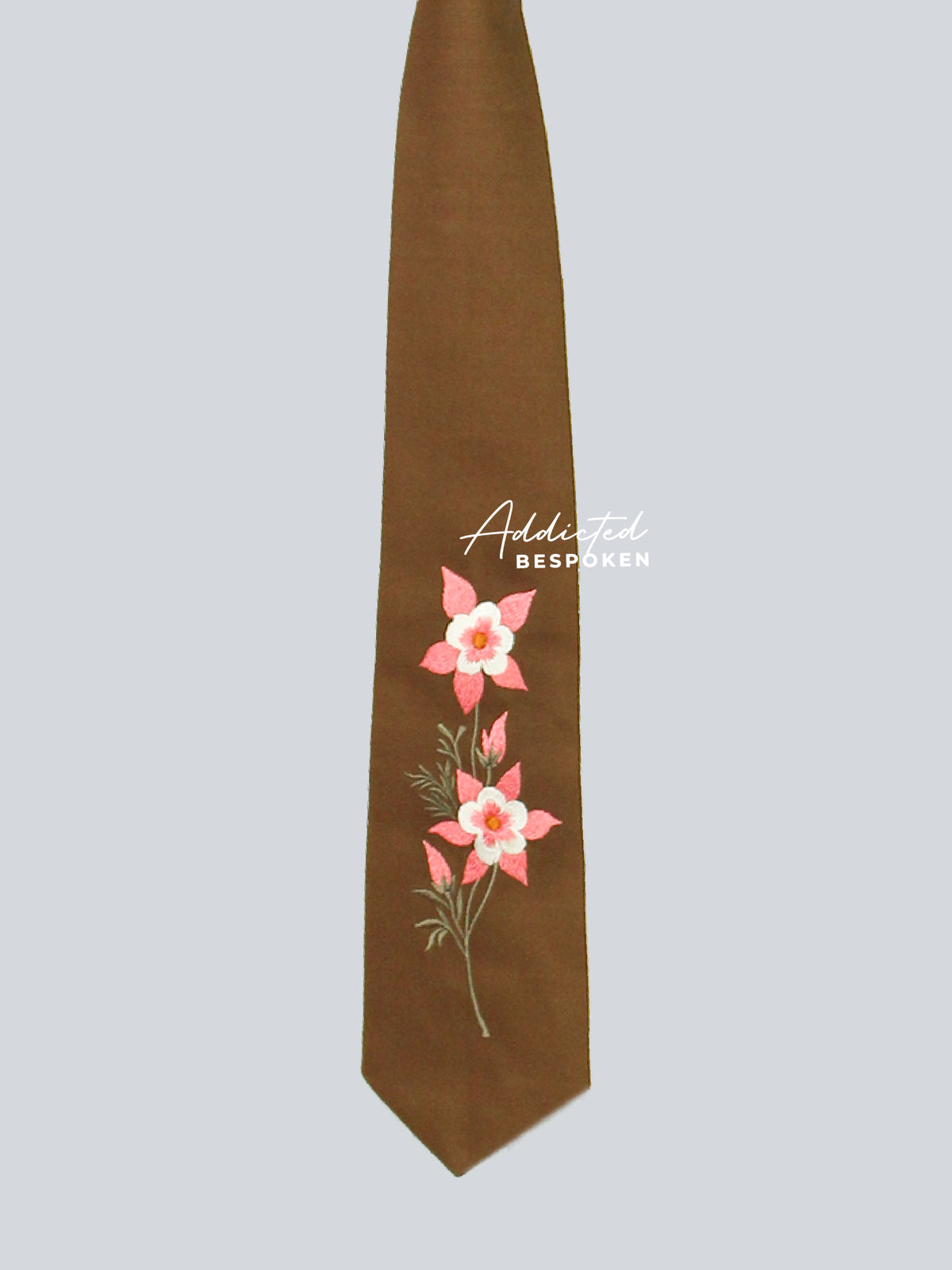 Brown tie for men