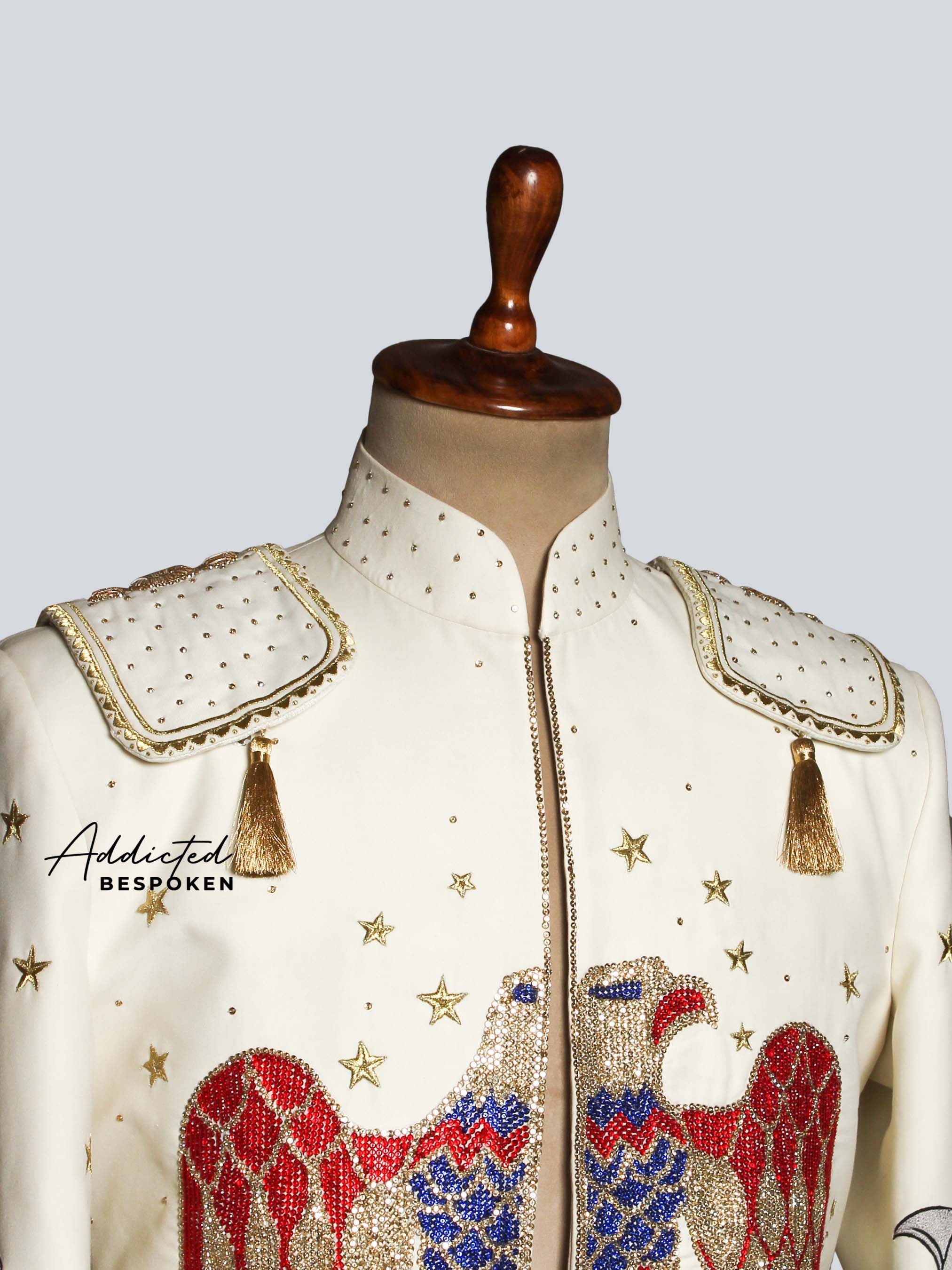 Eagle Crystal Cape Suit Addicted Bespoken