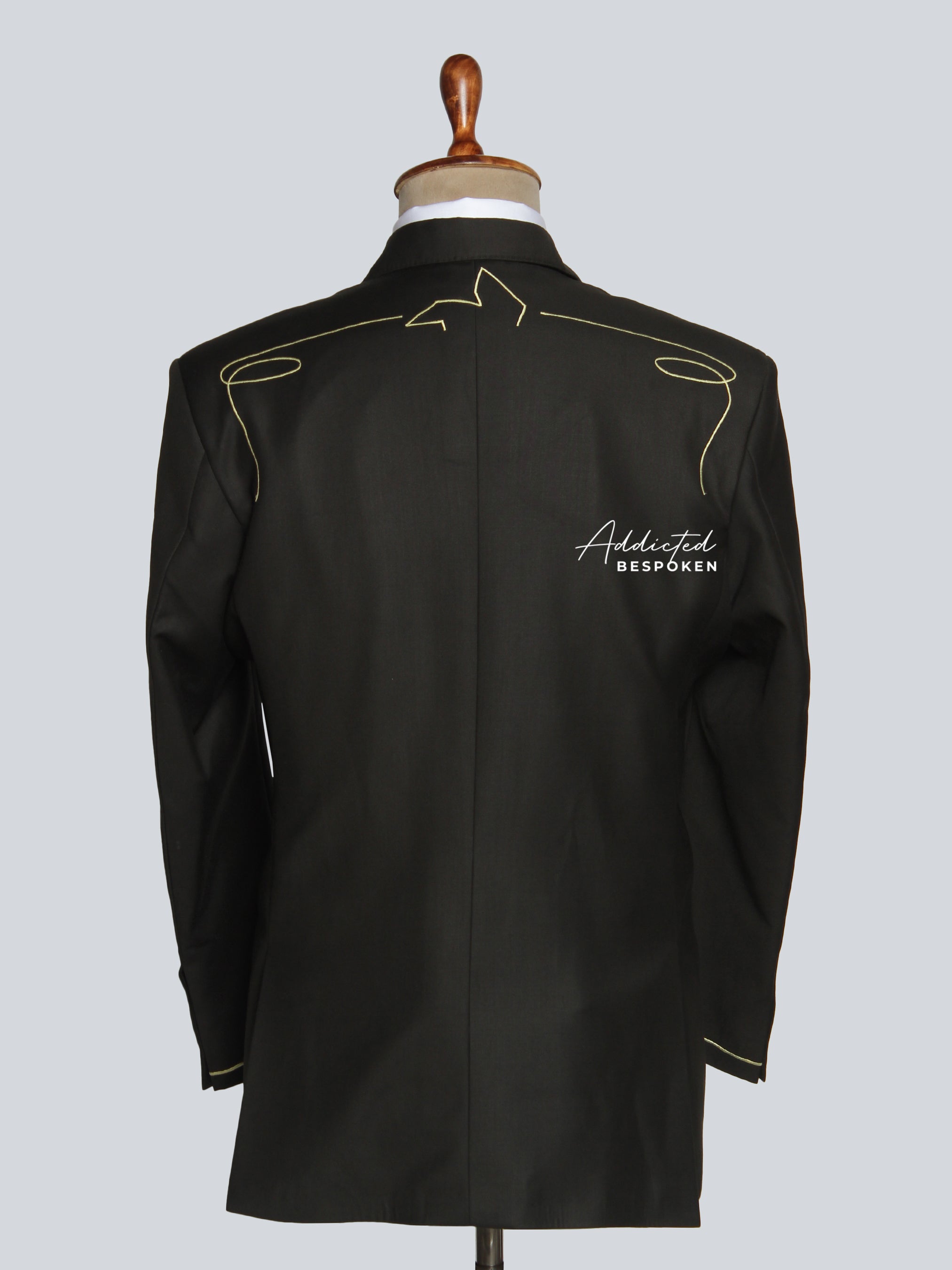 Botanical Embroidered Party Suit