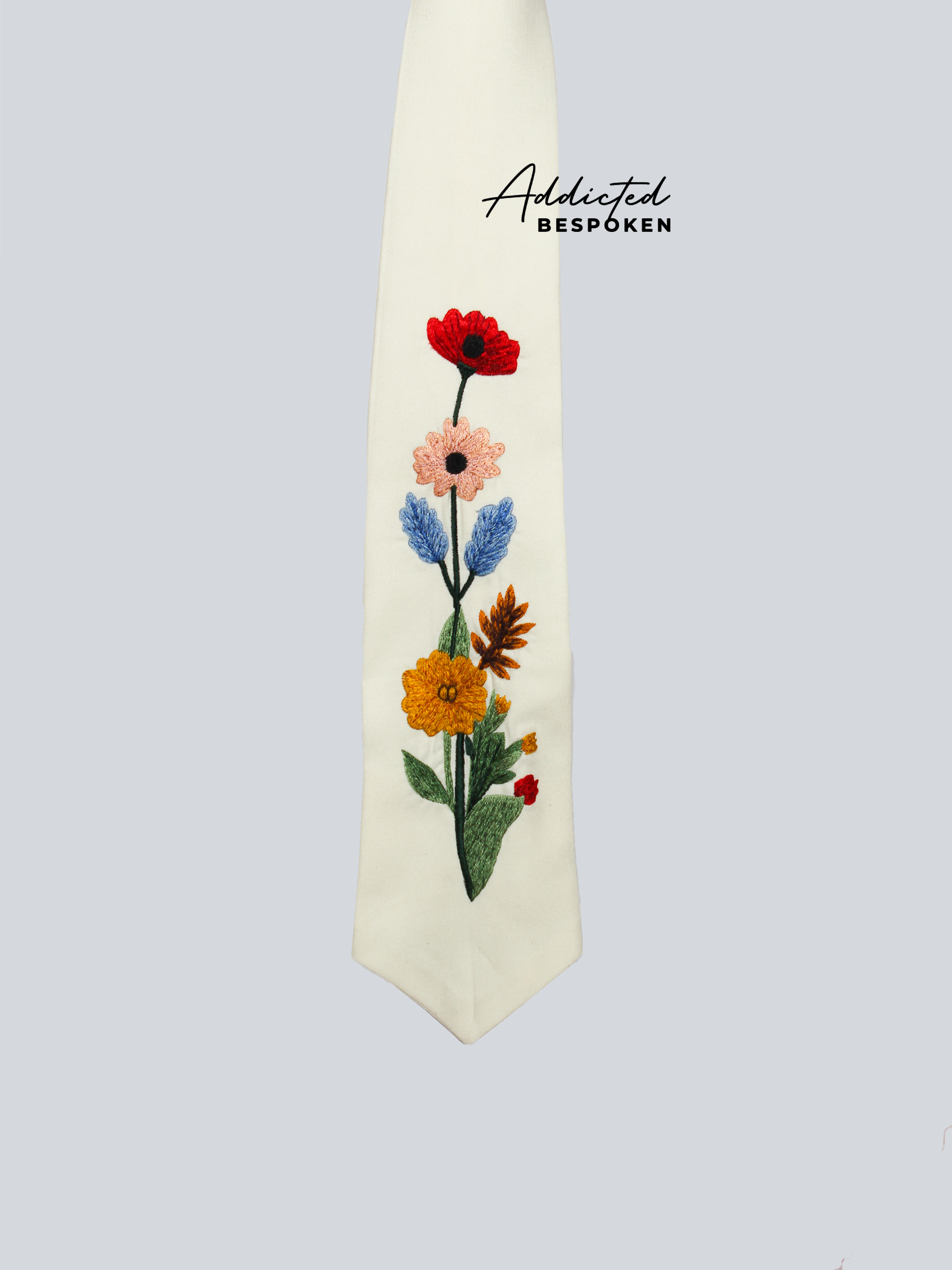 Elegant Floral Embroidered Suit