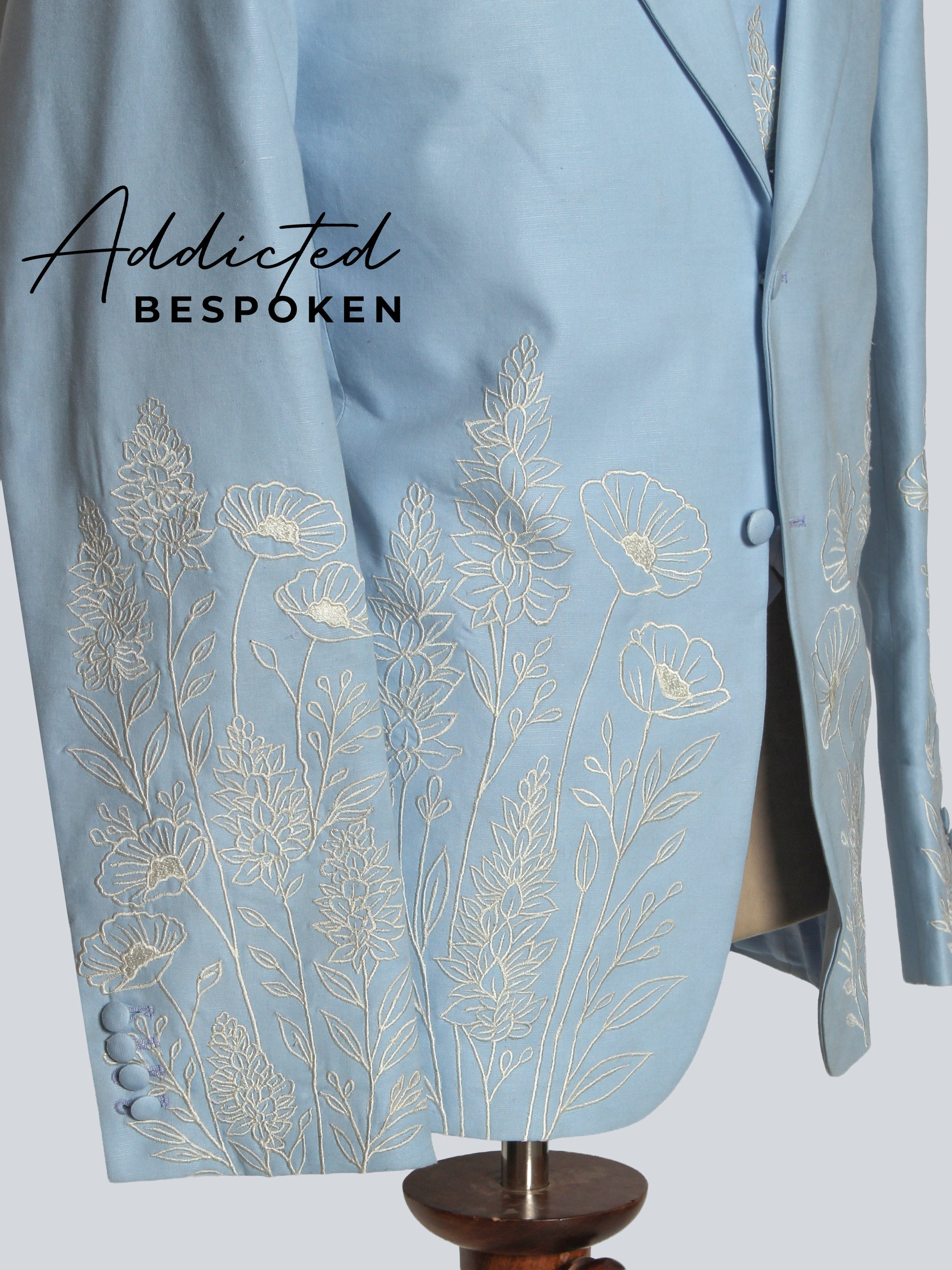 Embroidered Wedding Suit