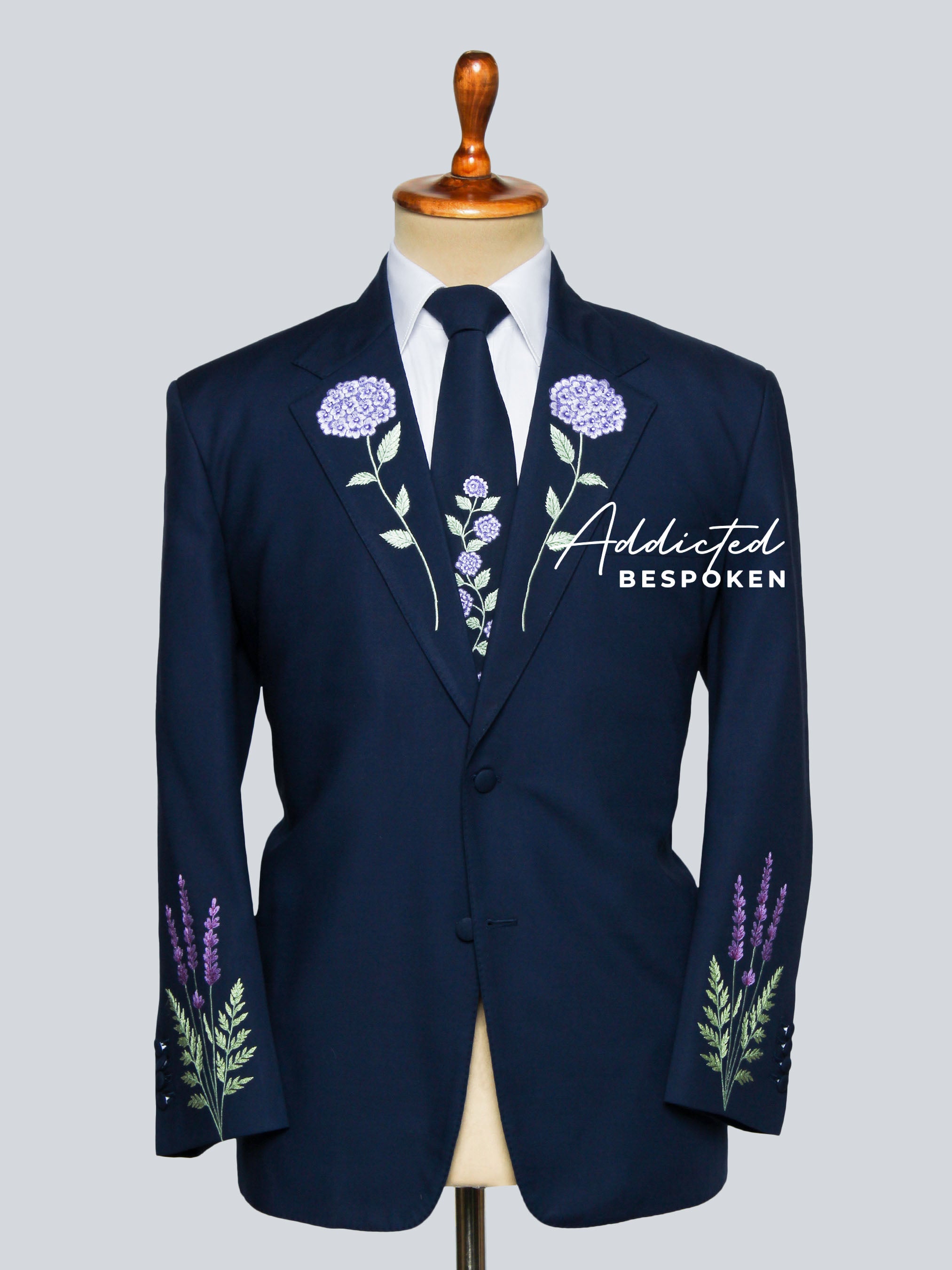 Botanical Bloom Bespoke Suit Addicted Bespoken