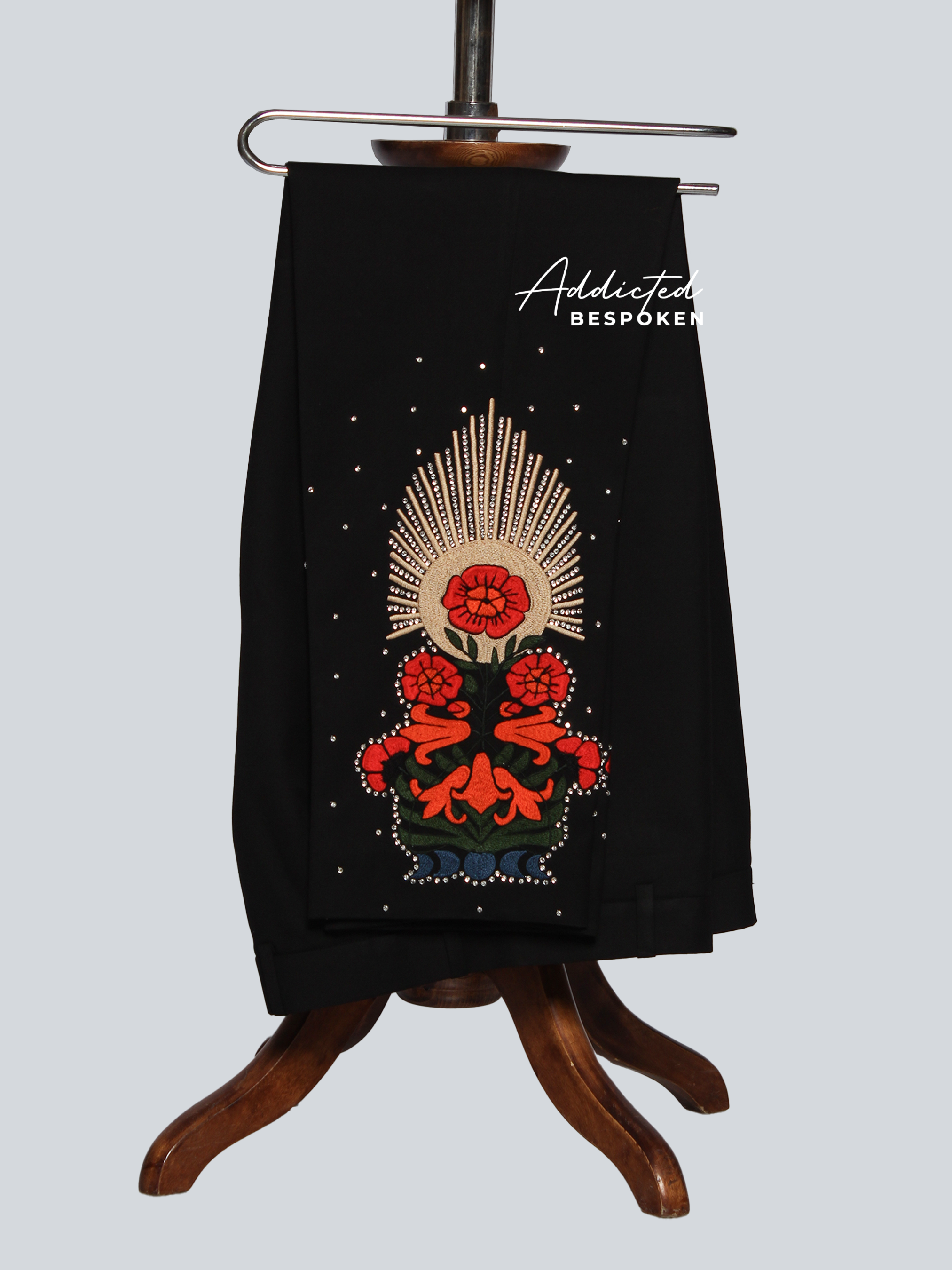 Sacred Heart Embroidered Suit Addicted Bespoken
