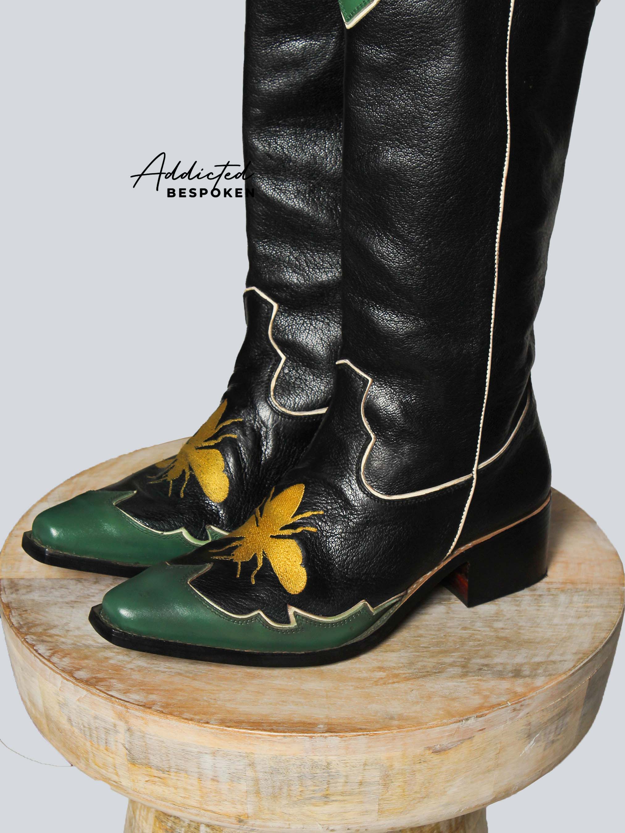 Green Floral Embroidered Outfit Addicted Bespoken