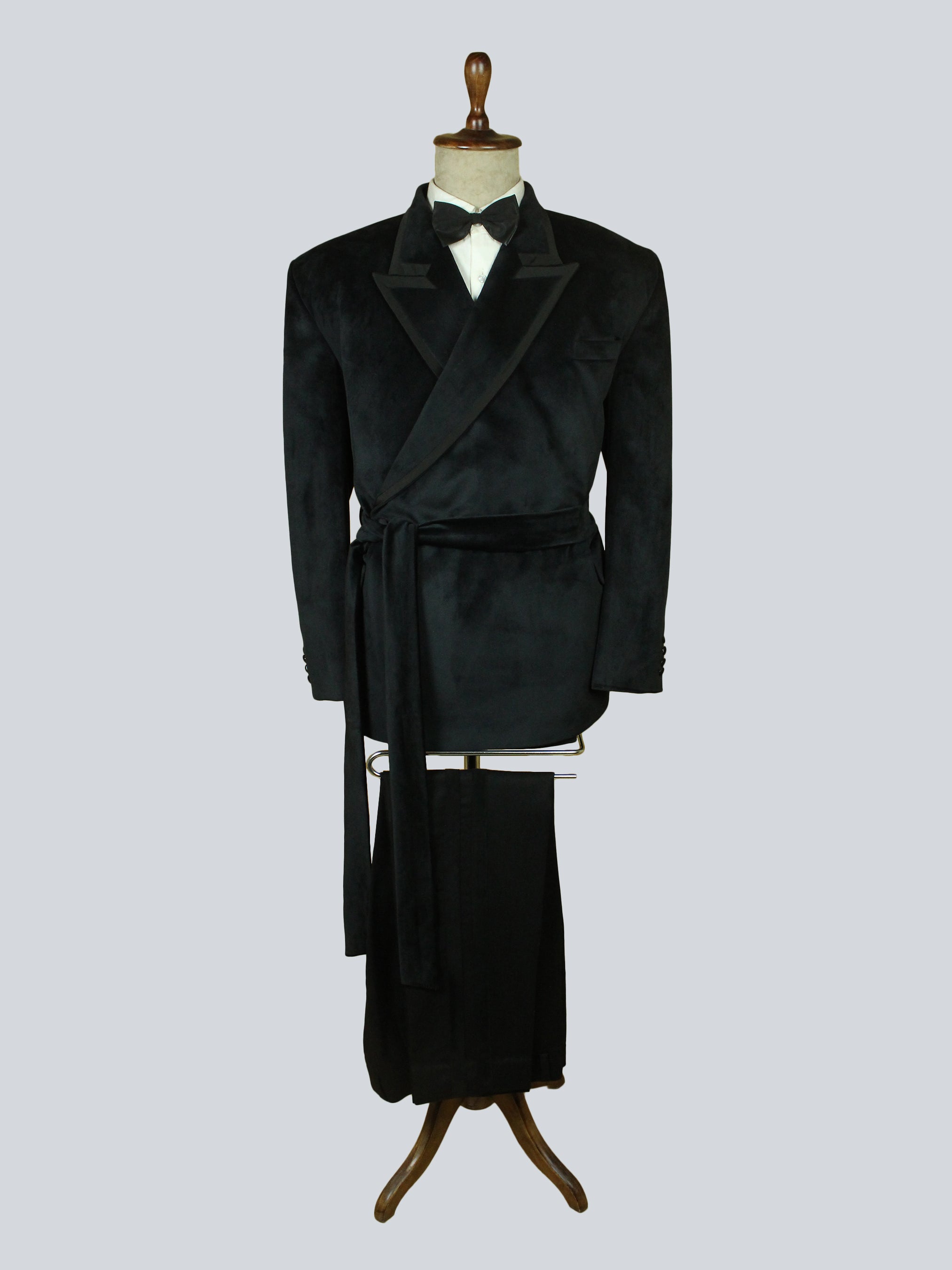 Black Velvet Peak Lapel Suit