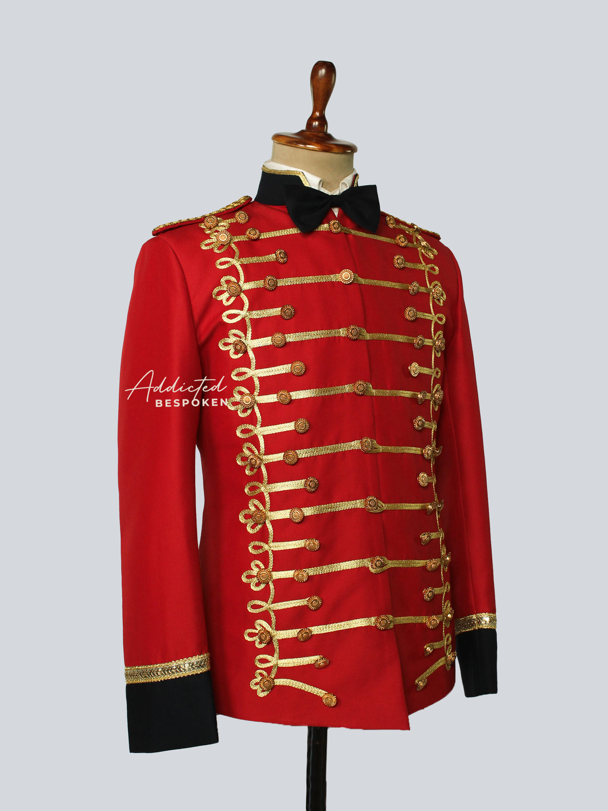 Gold Braided Military Stage Costume Addicted Bespoken