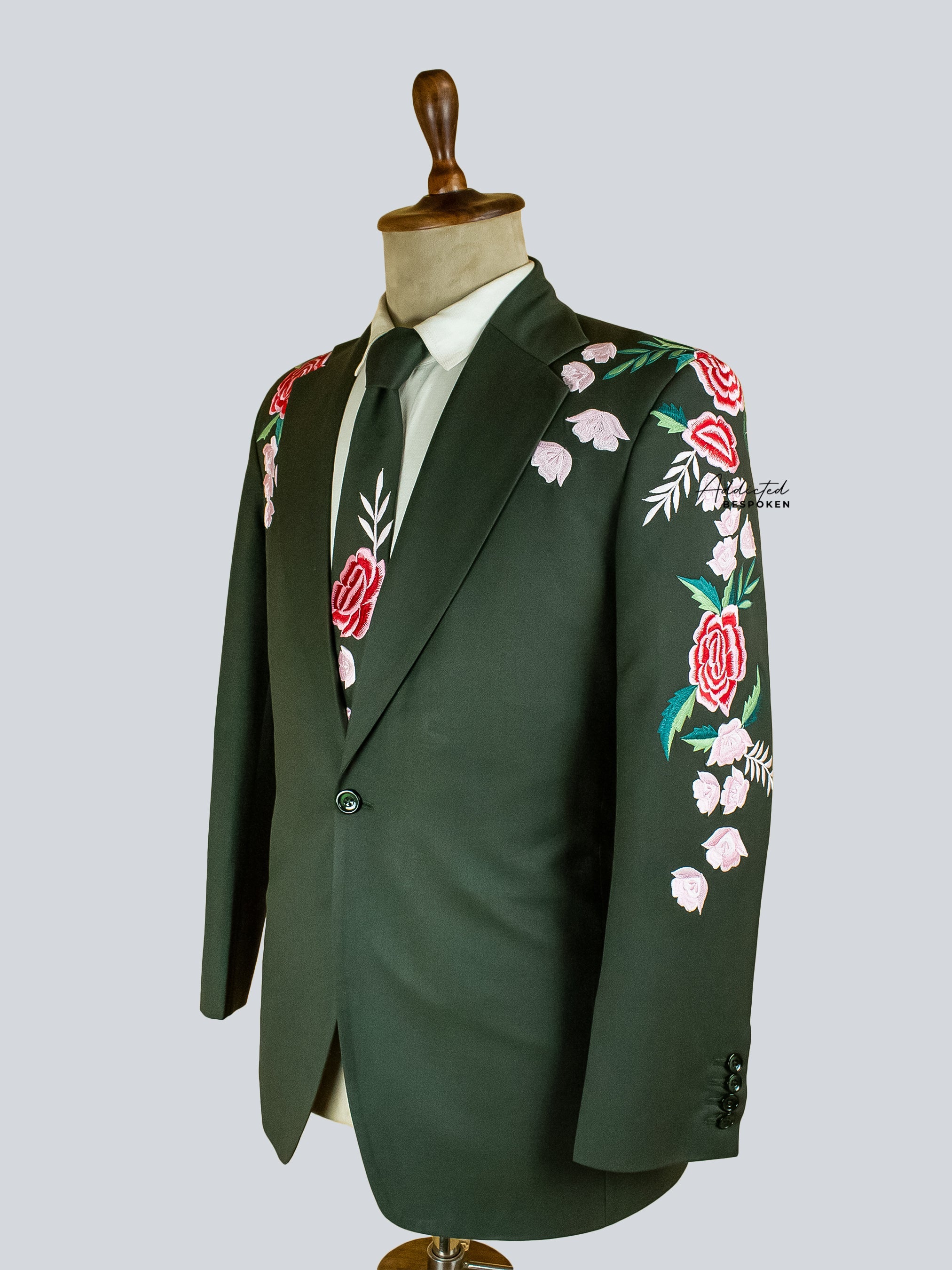 Floral Cocktail Elegance Suit Addicted Bespoken