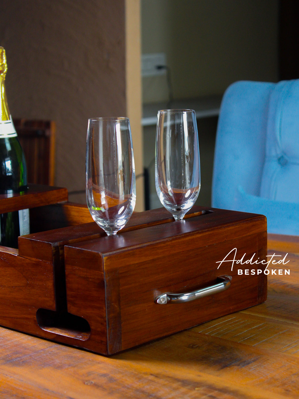 wooden serving tray