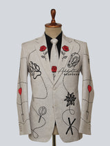Amour Signature Embroidered Suit