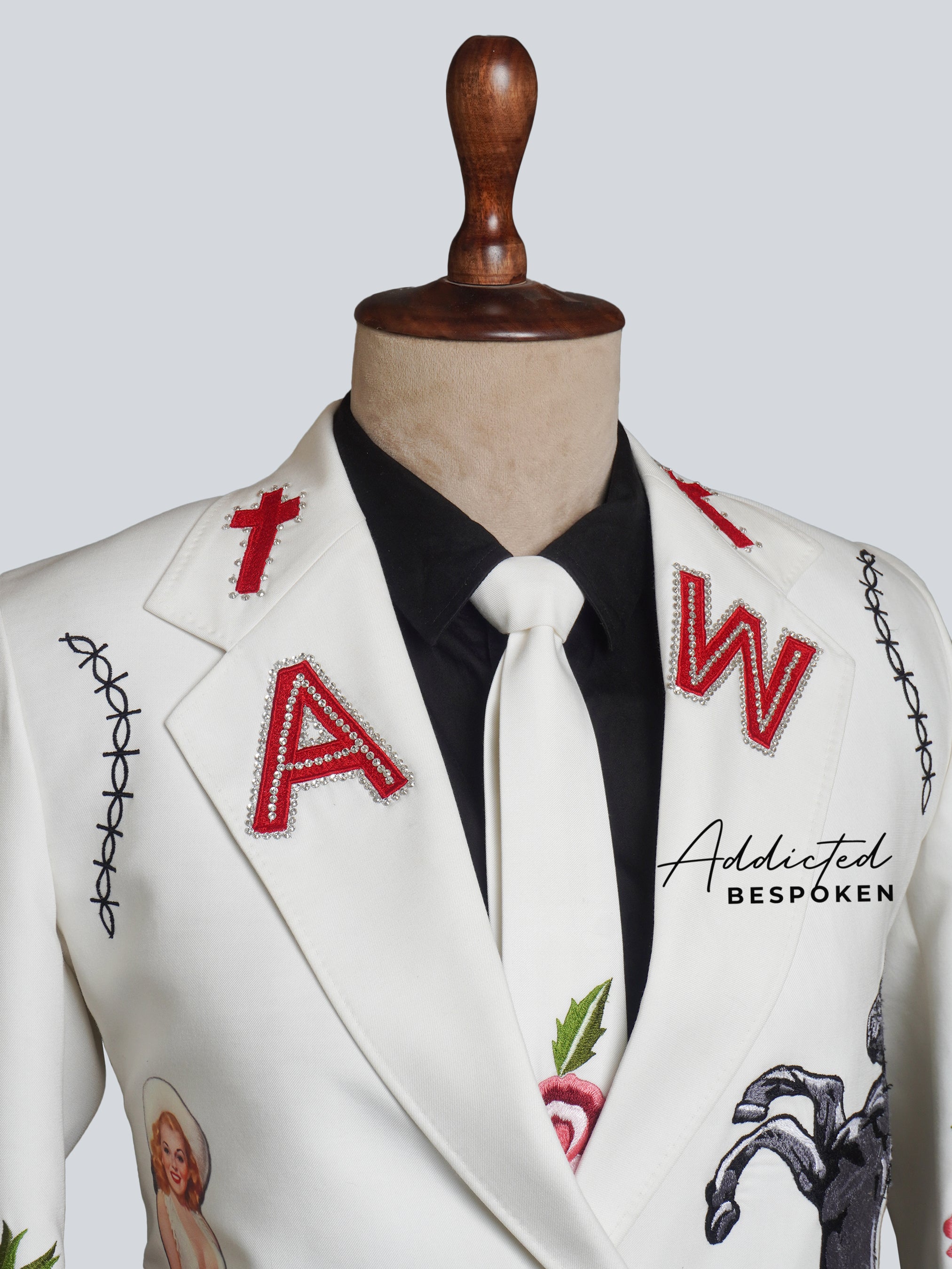 Rock Cowgirl Embroidered Suit