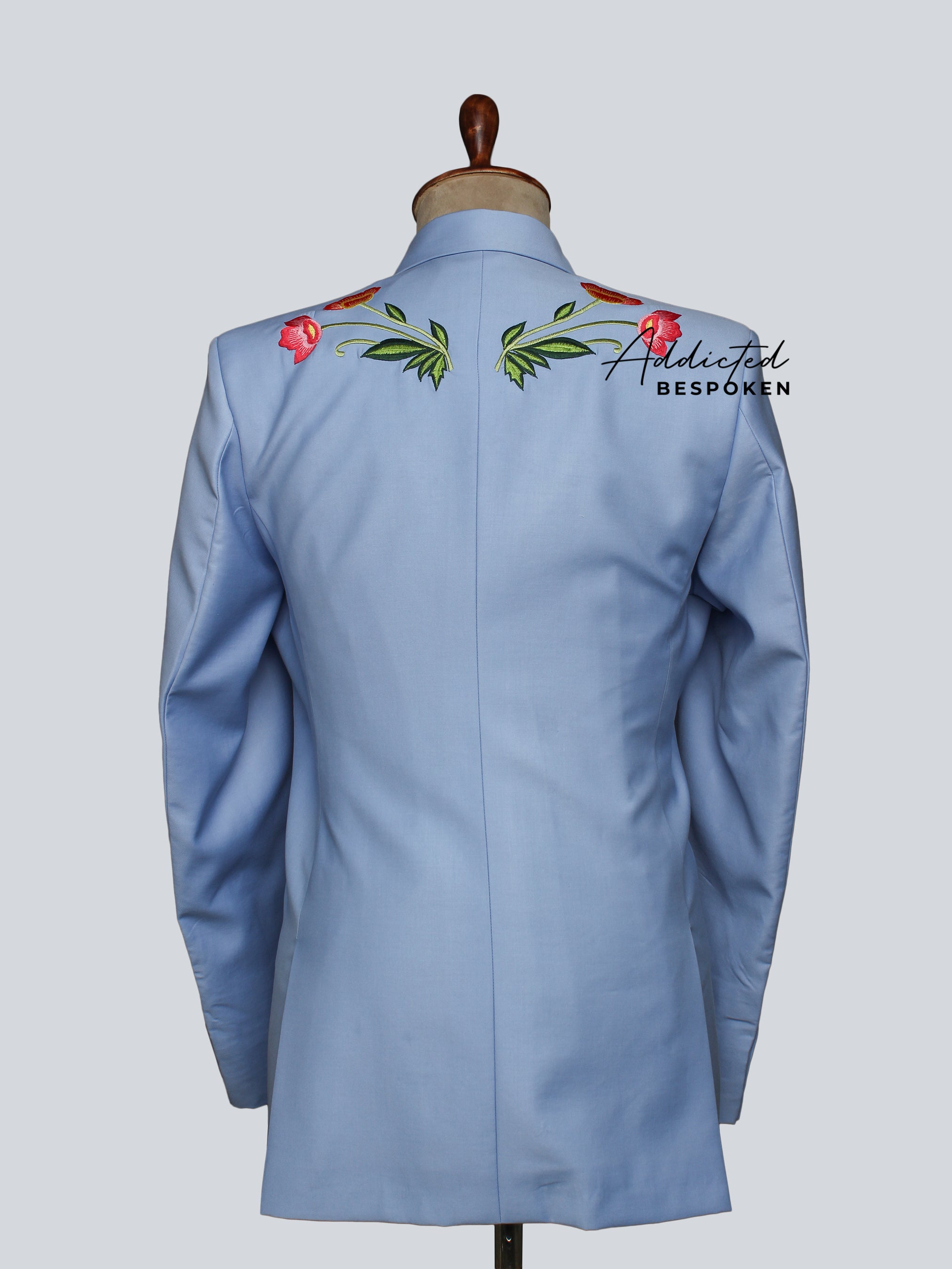Wedding Floral Western Suit