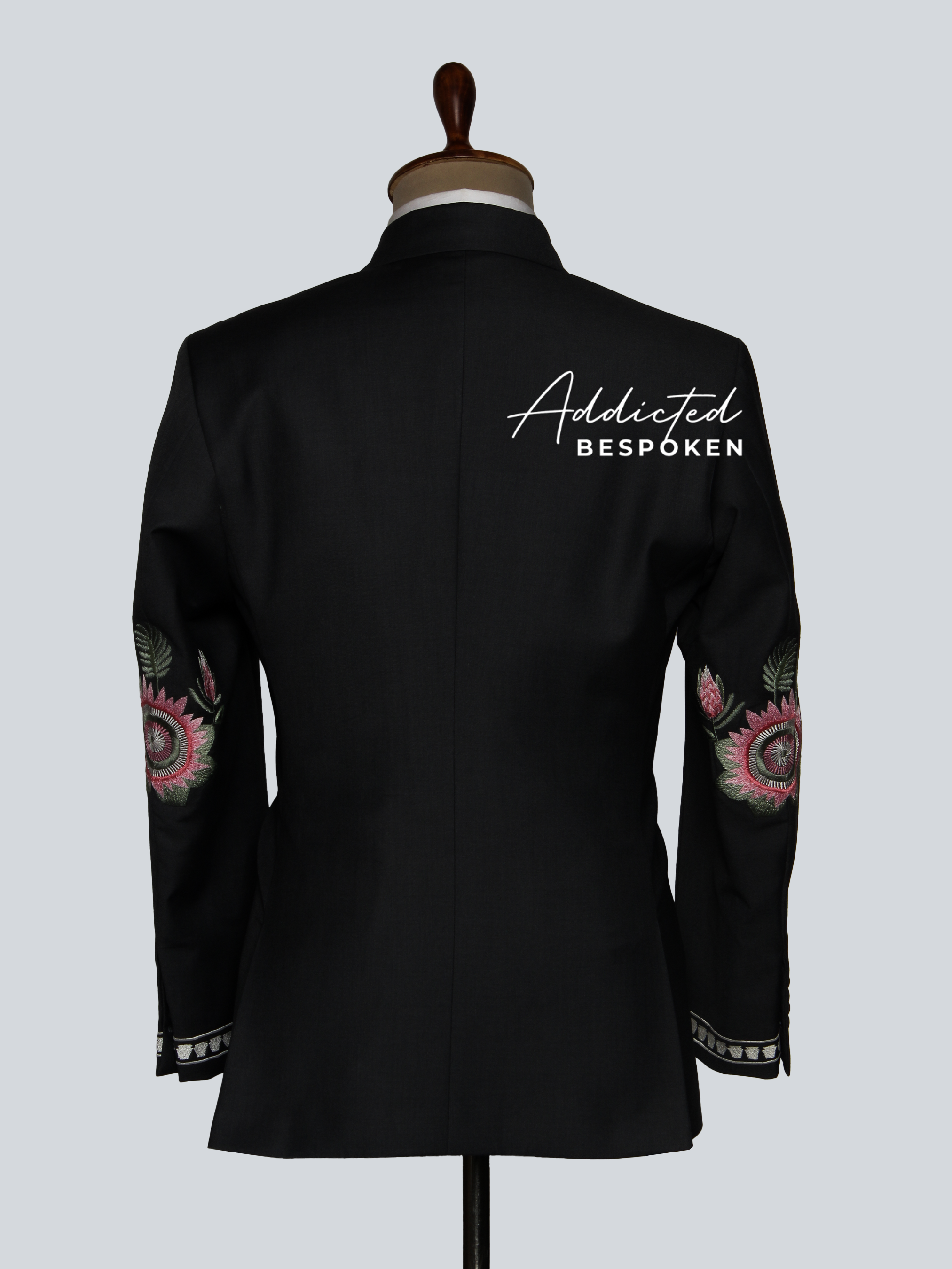 Botanical Embroidered Bespoke Suit Addicted Bespoken