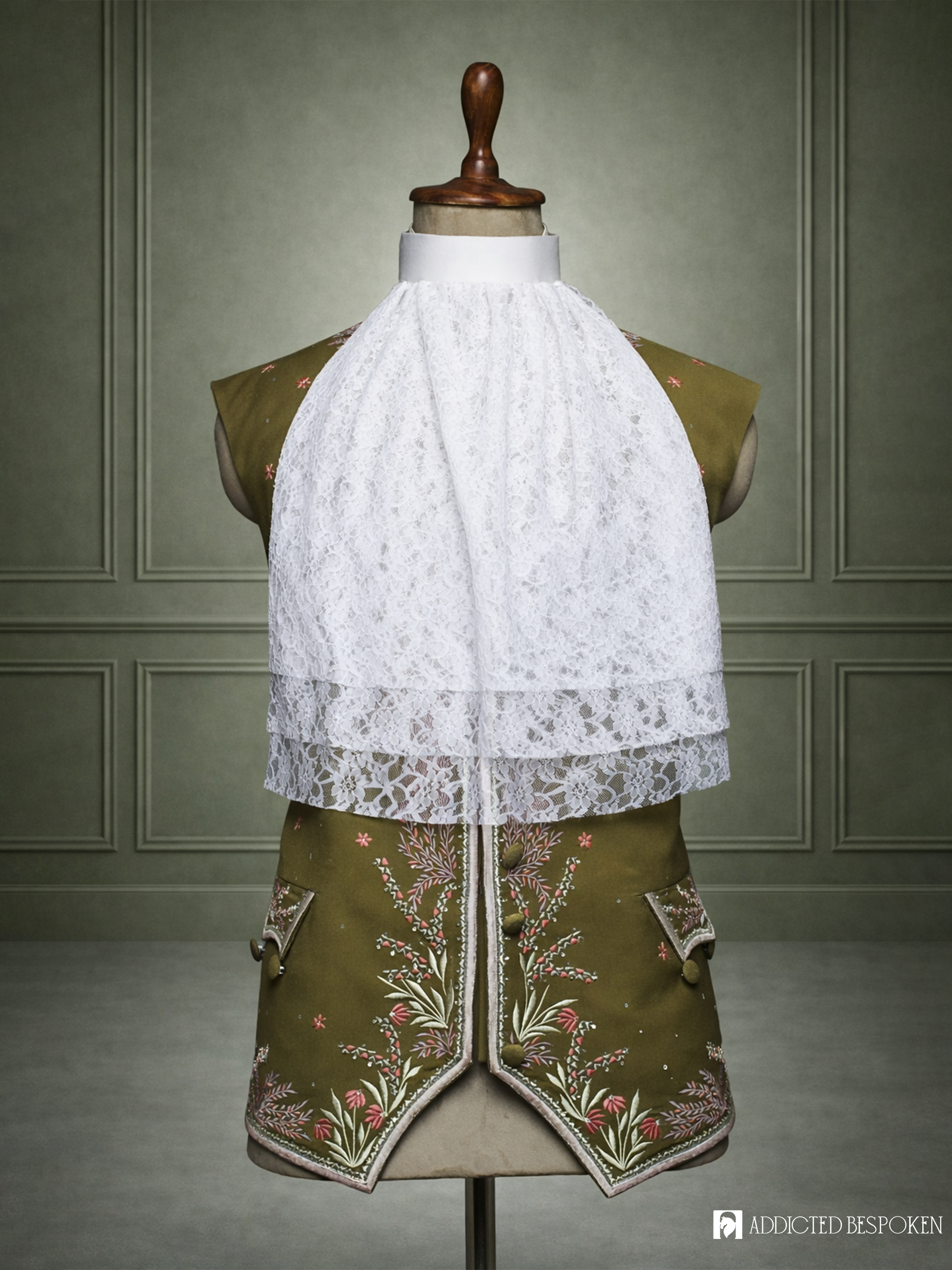 Ornate Blossom Rococo Suit Addicted Bespoken