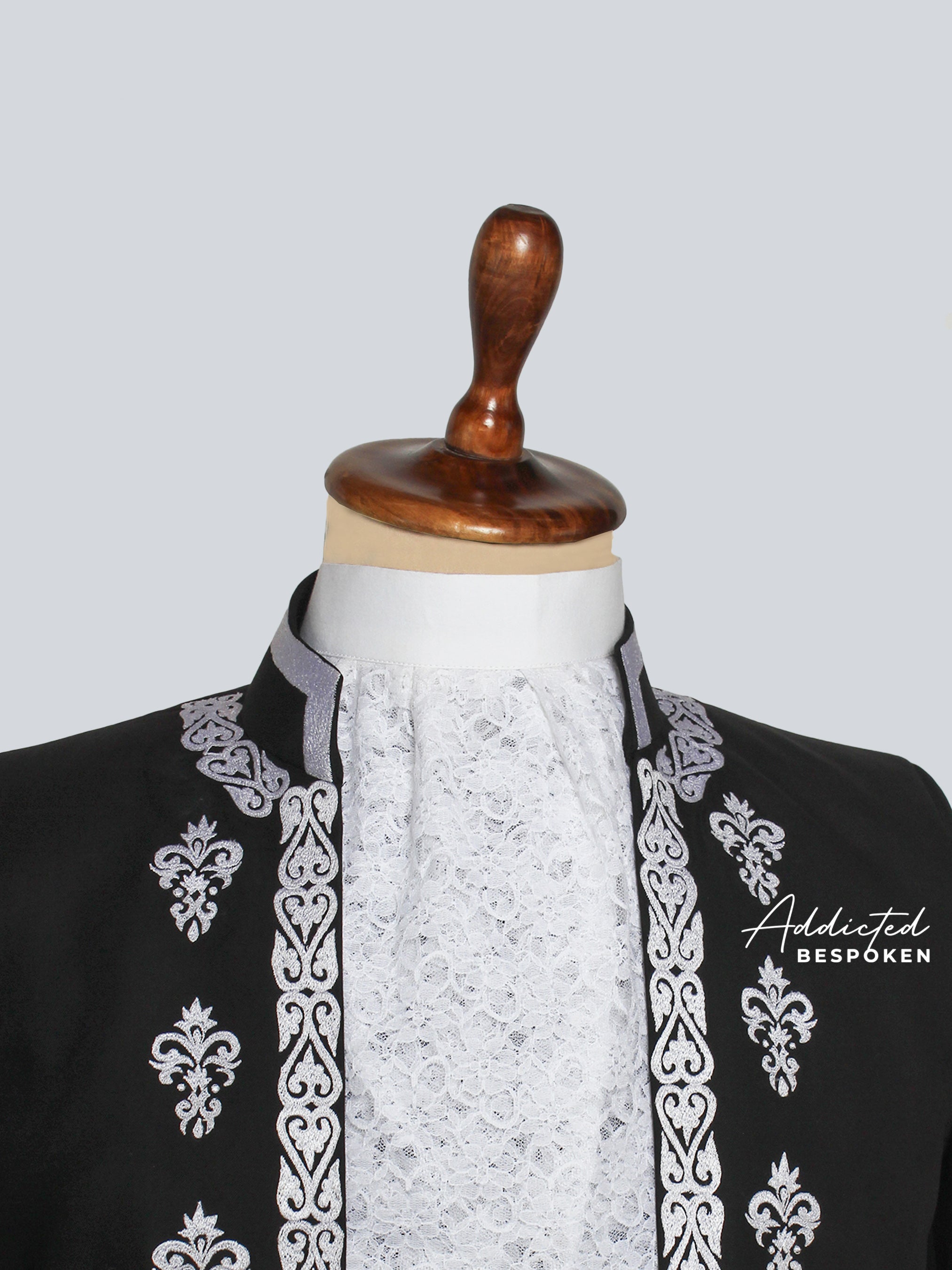 Midnight Rococo Embroidered Suit Addicted Bespoken