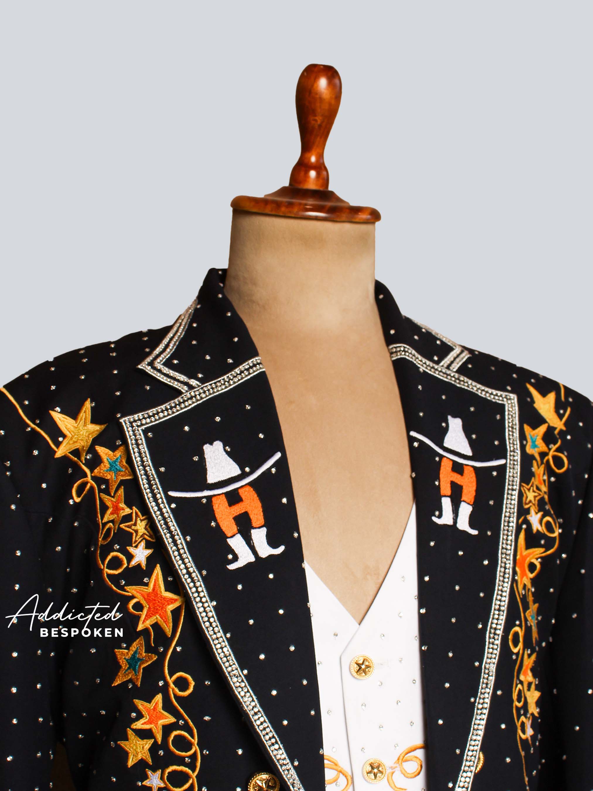 Rodeo Heritage Embroidered Western Blazer Addicted Bespoken