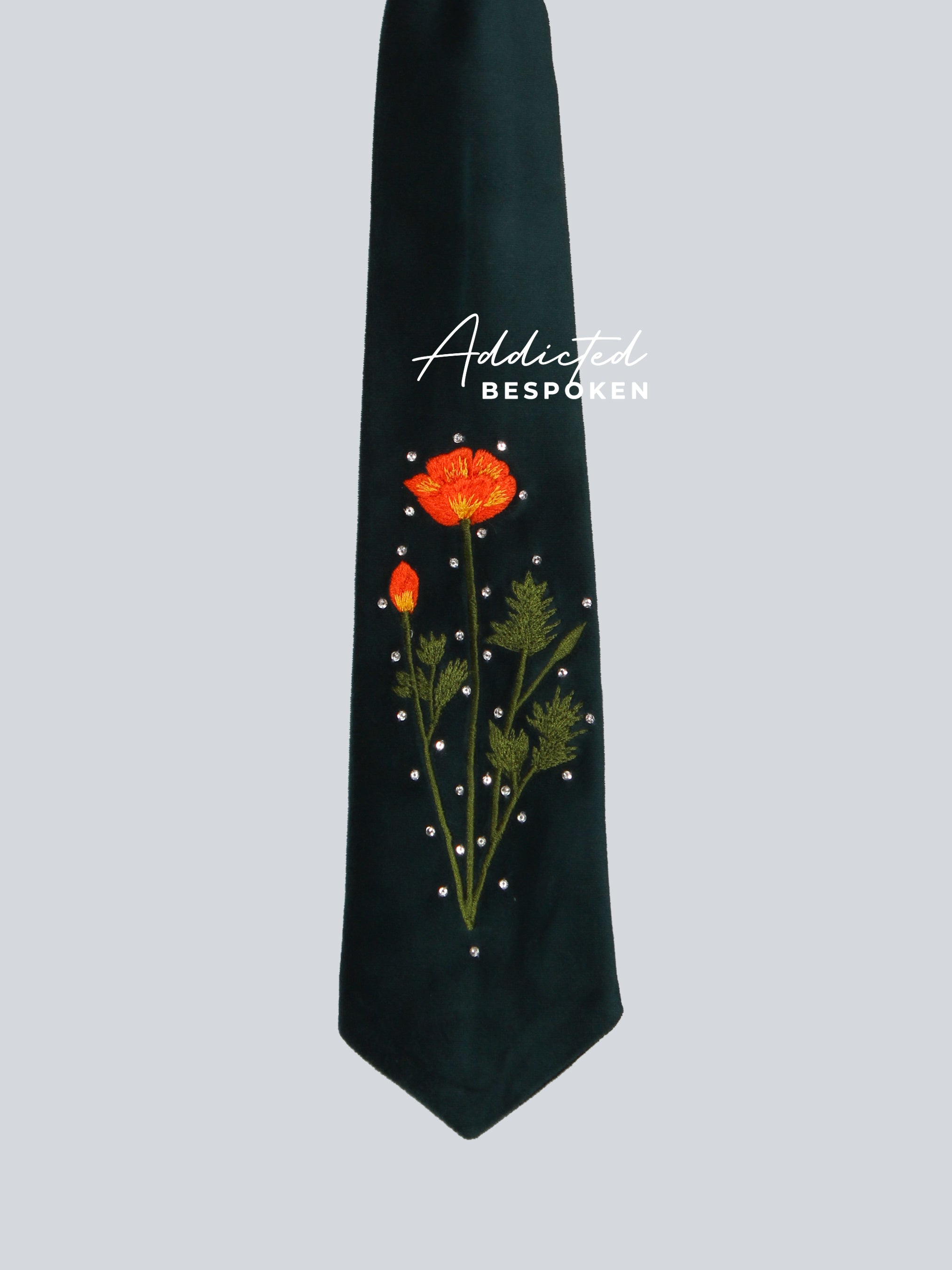 Embroidered Tie