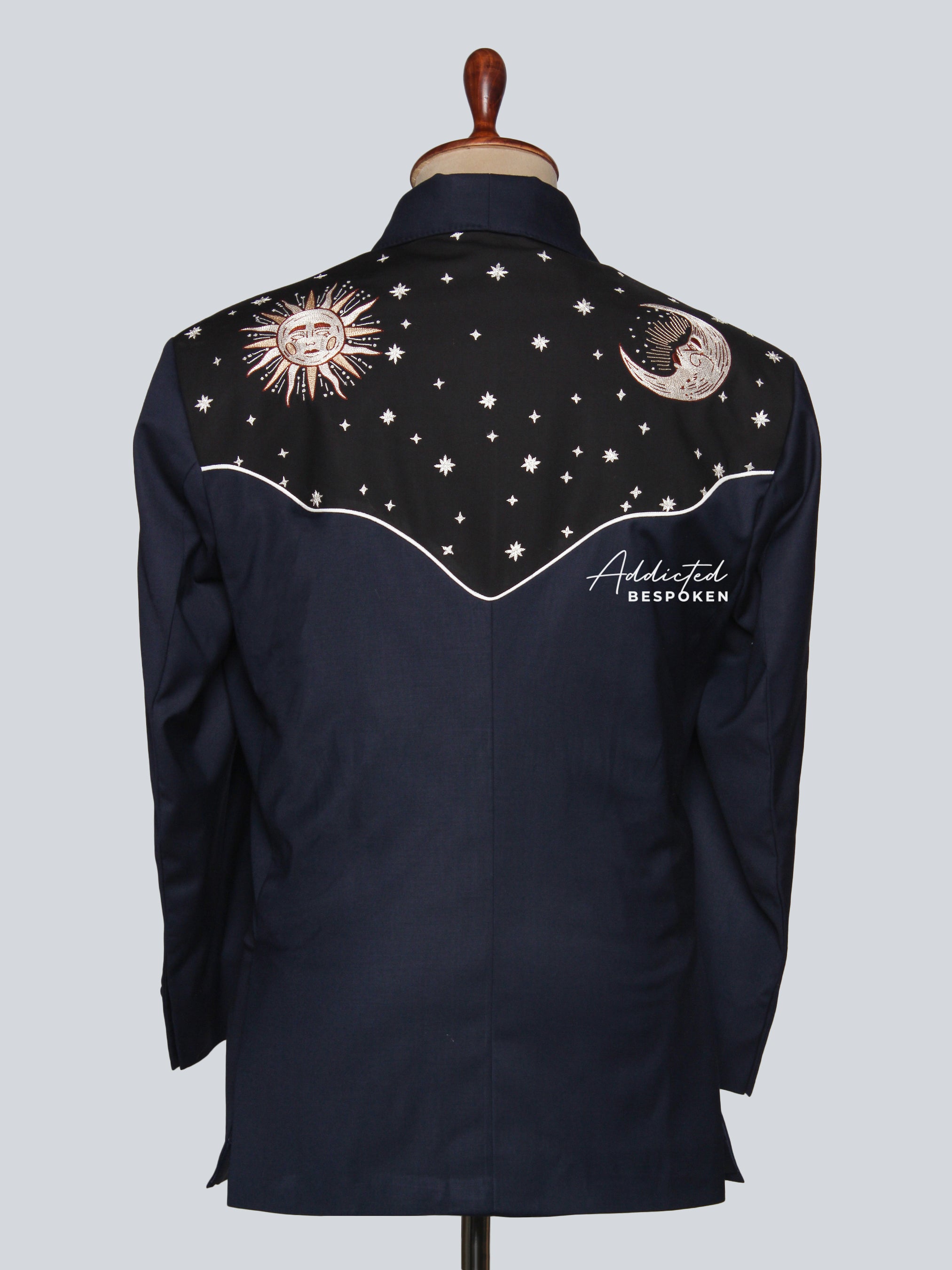 Botanical Stitch Groomswear Suit