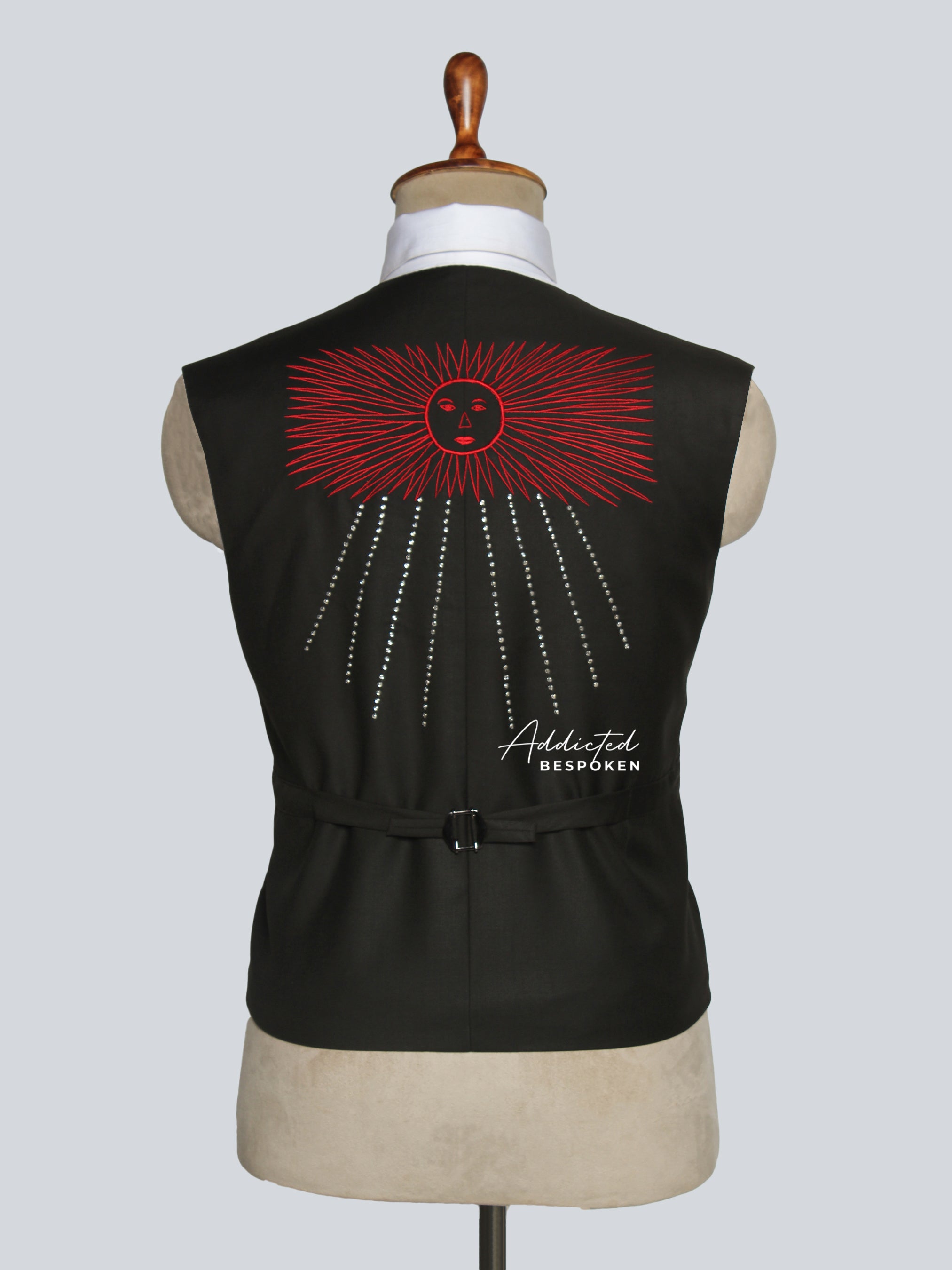 Botanical Embroidered Party Suit